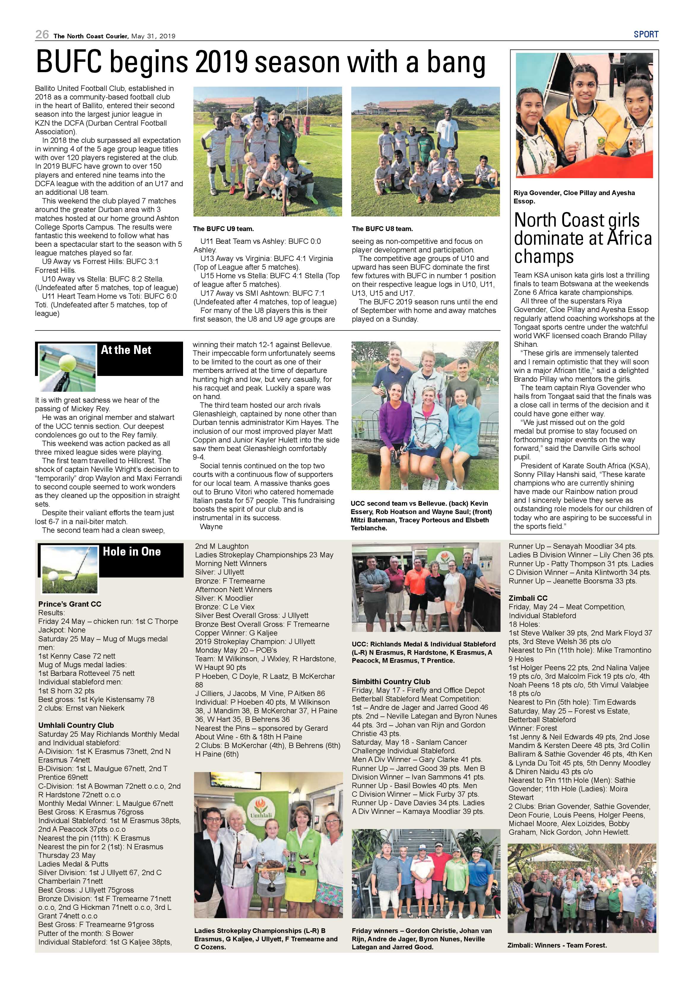 The North Coast Courier 31 May 2019 page 26