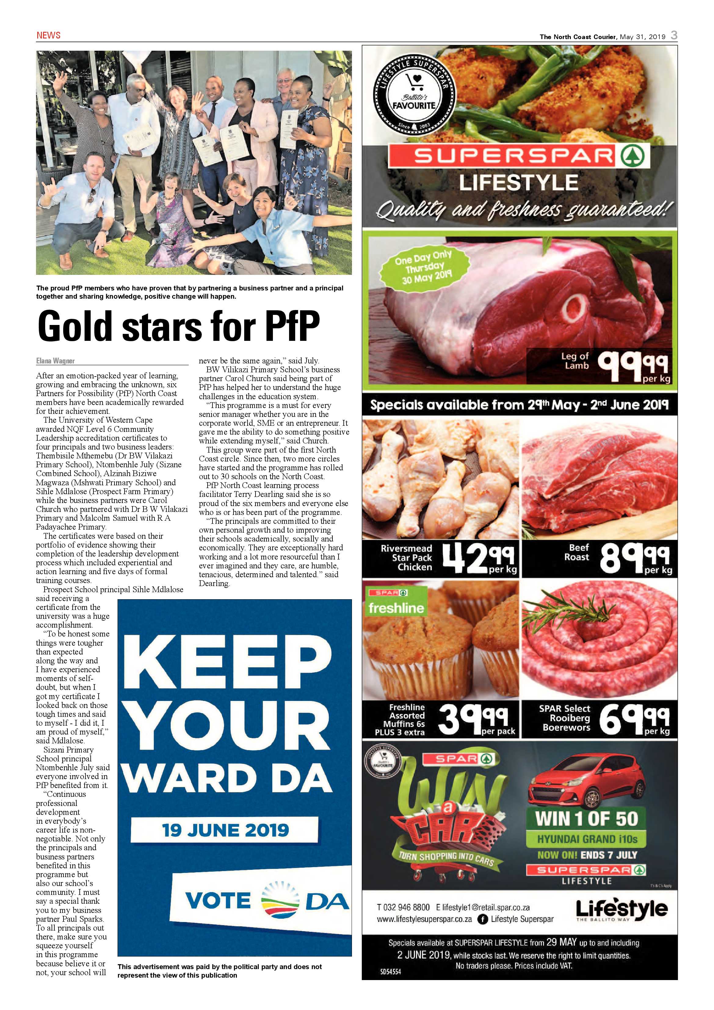 The North Coast Courier 31 May 2019 page 3