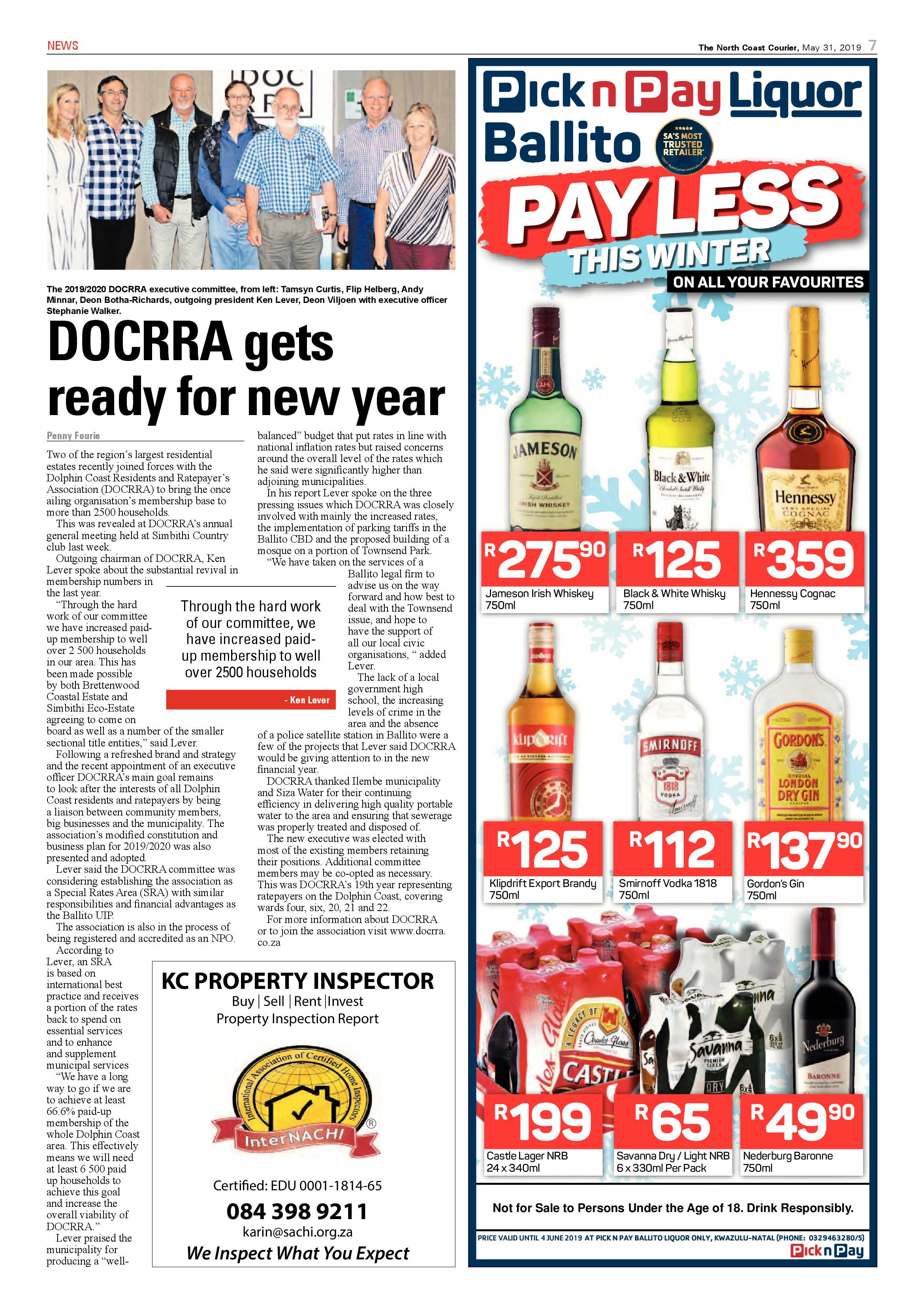The North Coast Courier 31 May 2019 page 7