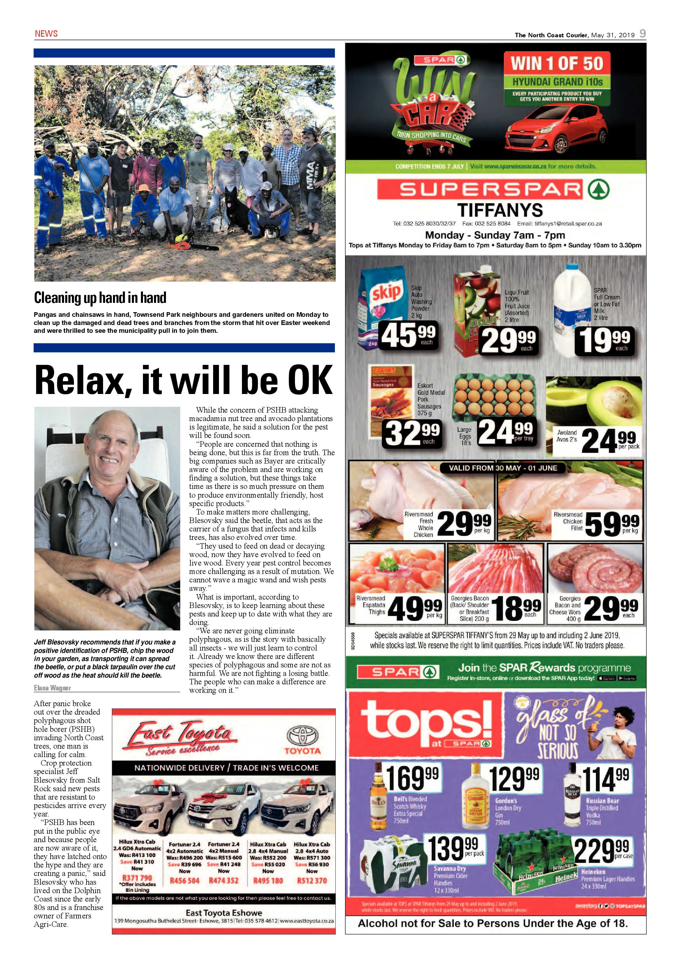 The North Coast Courier 31 May 2019 page 9