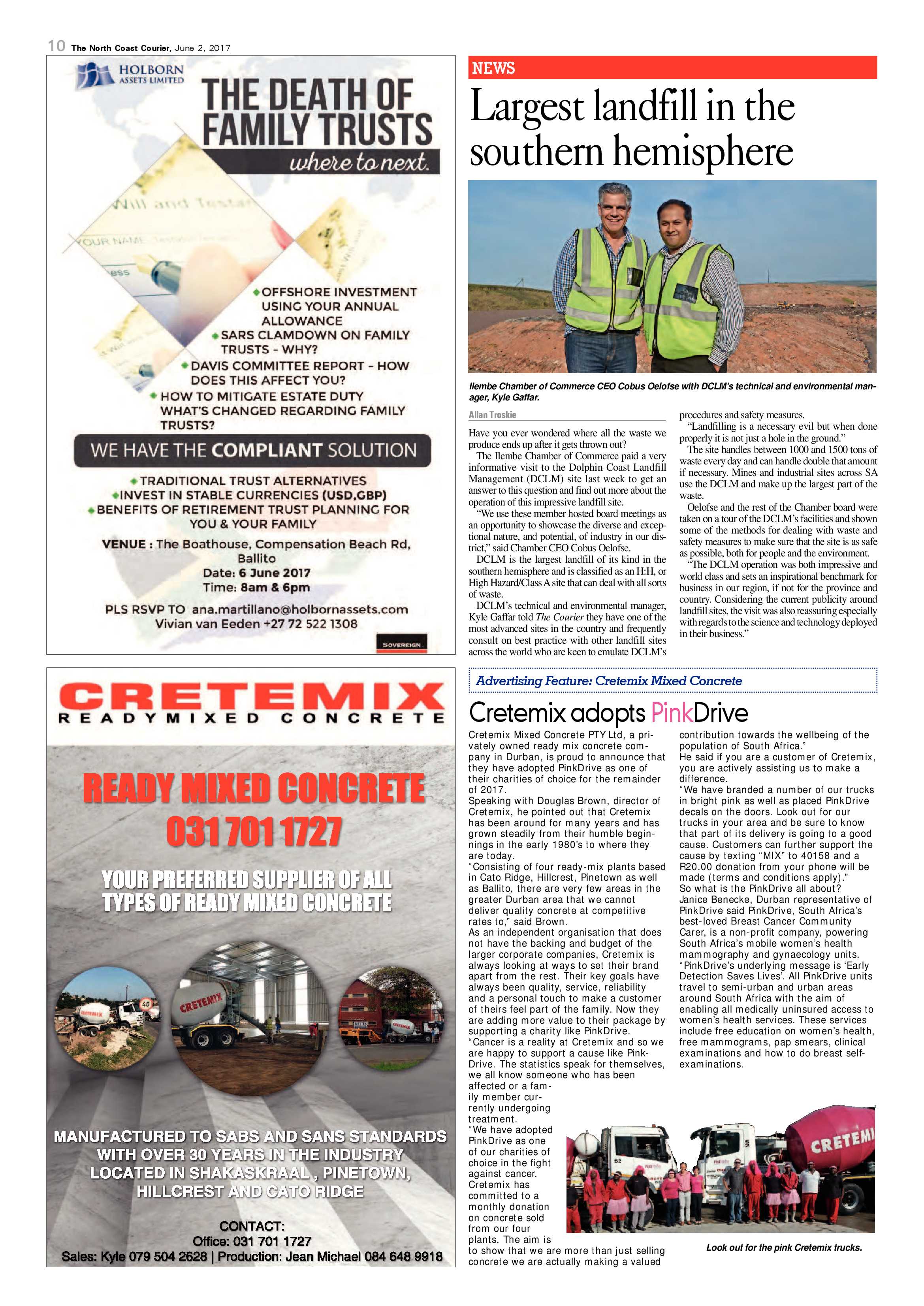 The North Coast Courier – 02 June 2017 page 10