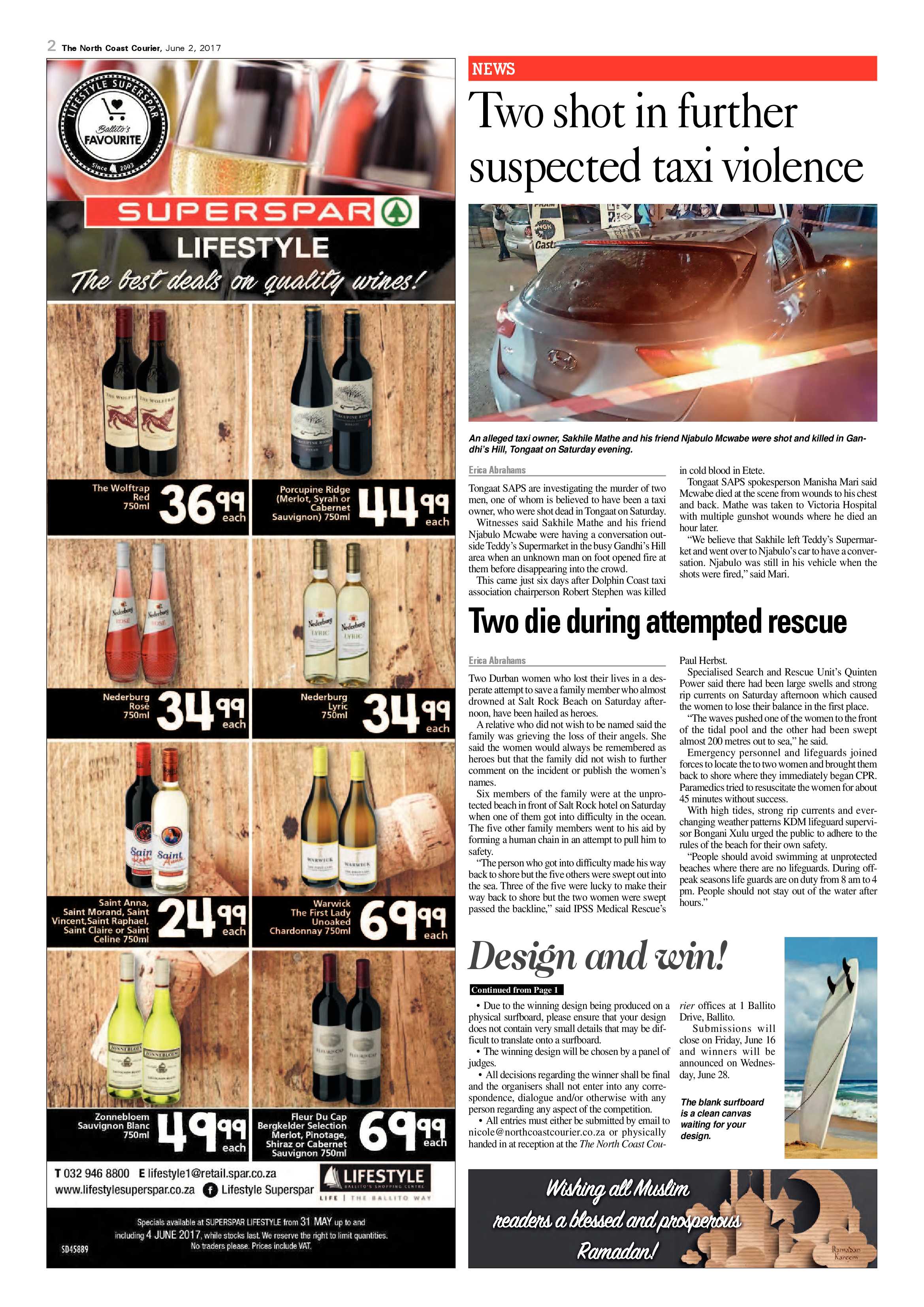 The North Coast Courier – 02 June 2017 page 2