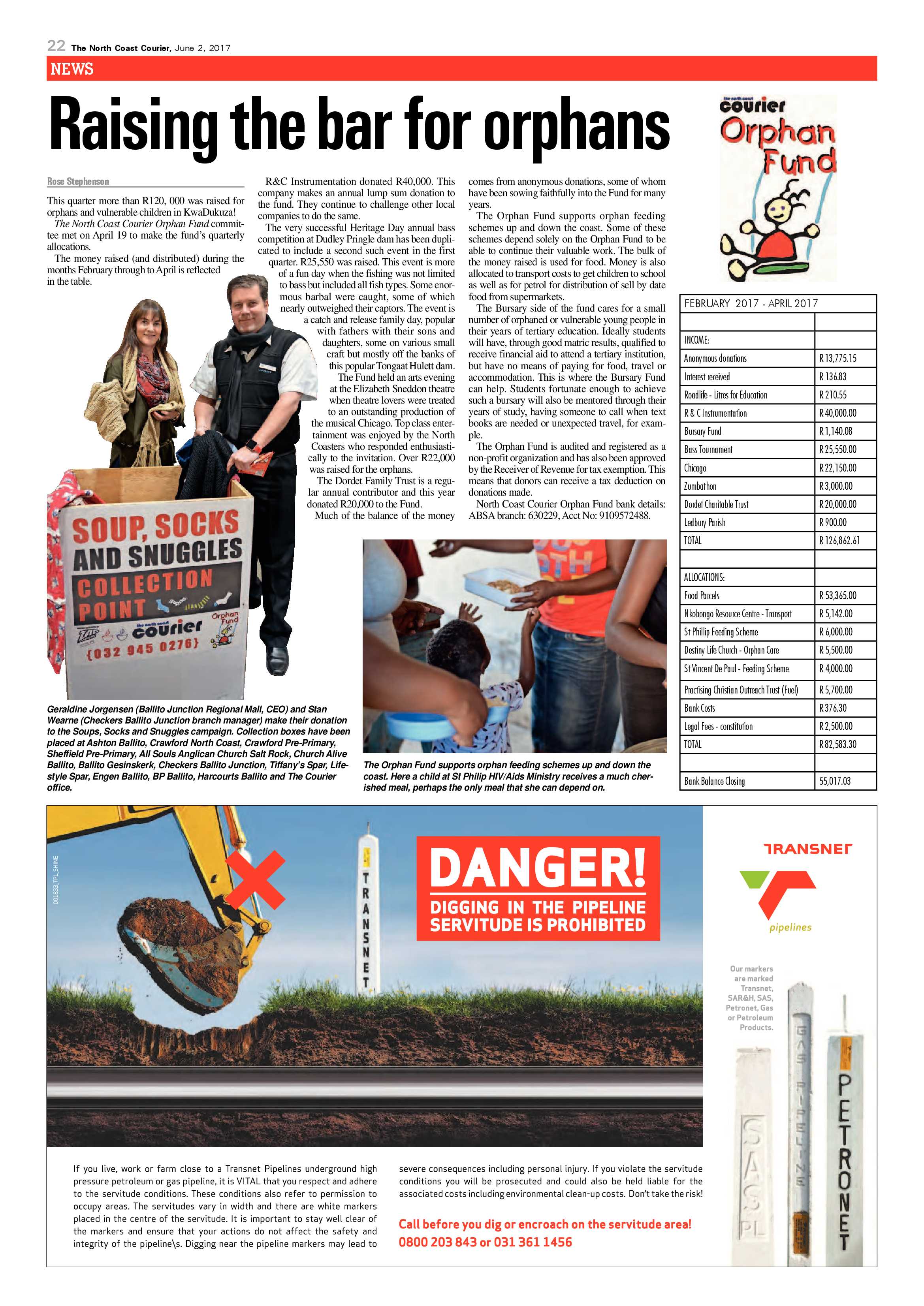 The North Coast Courier – 02 June 2017 page 22