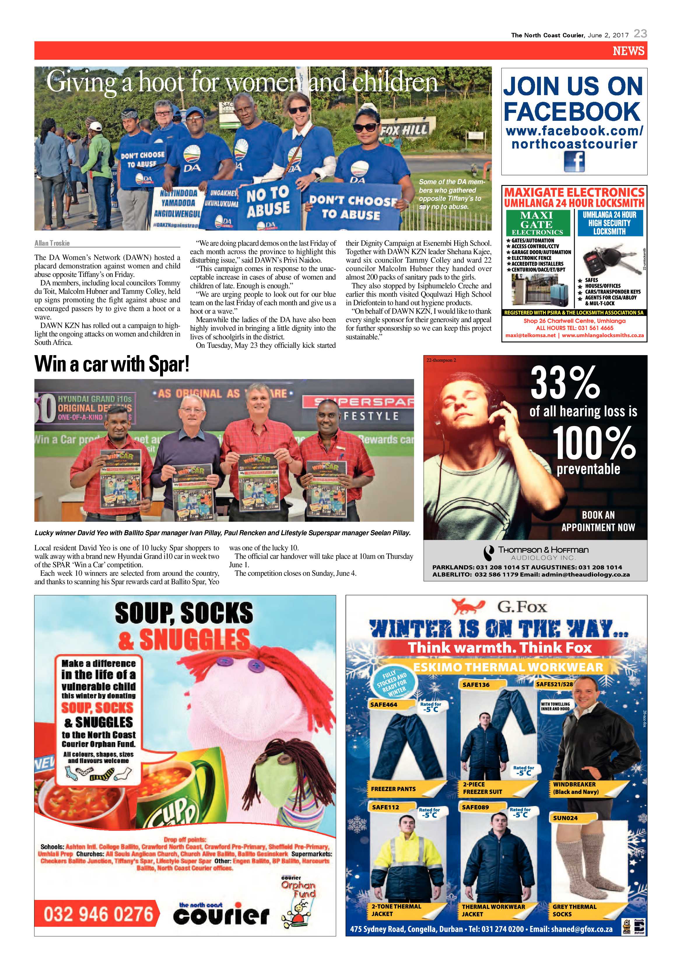 The North Coast Courier – 02 June 2017 page 23