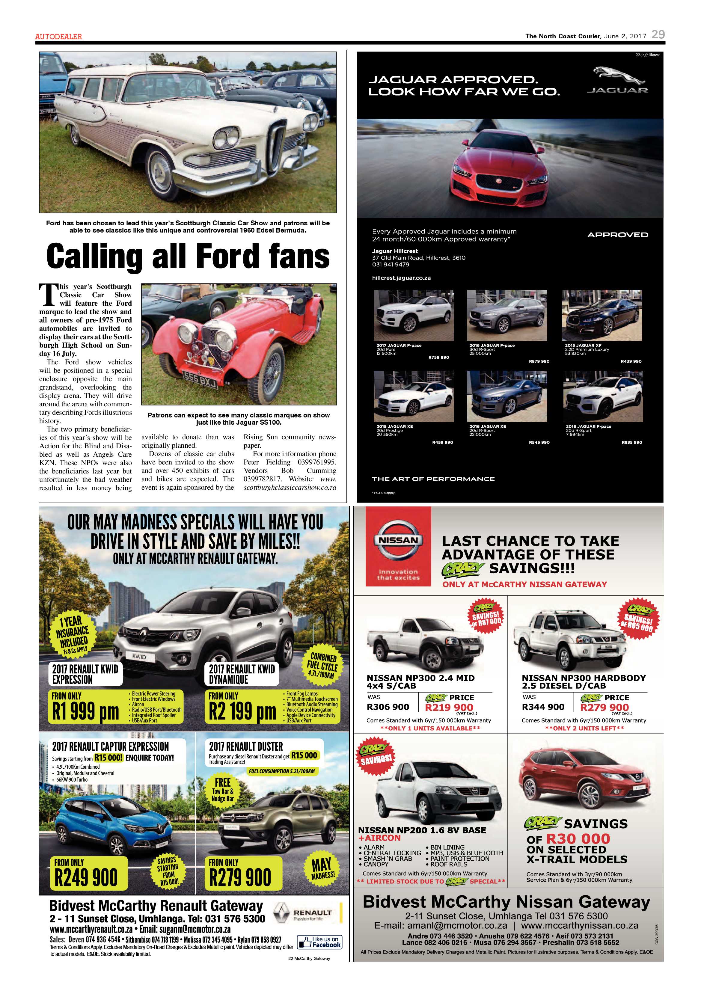 The North Coast Courier – 02 June 2017 page 29