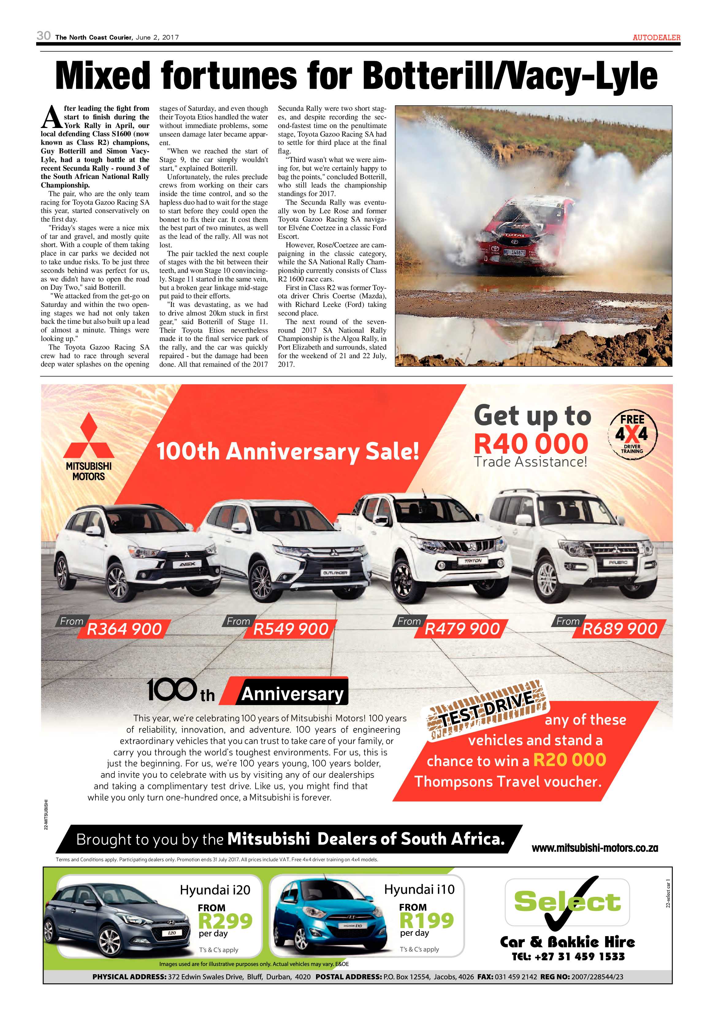 The North Coast Courier – 02 June 2017 page 30