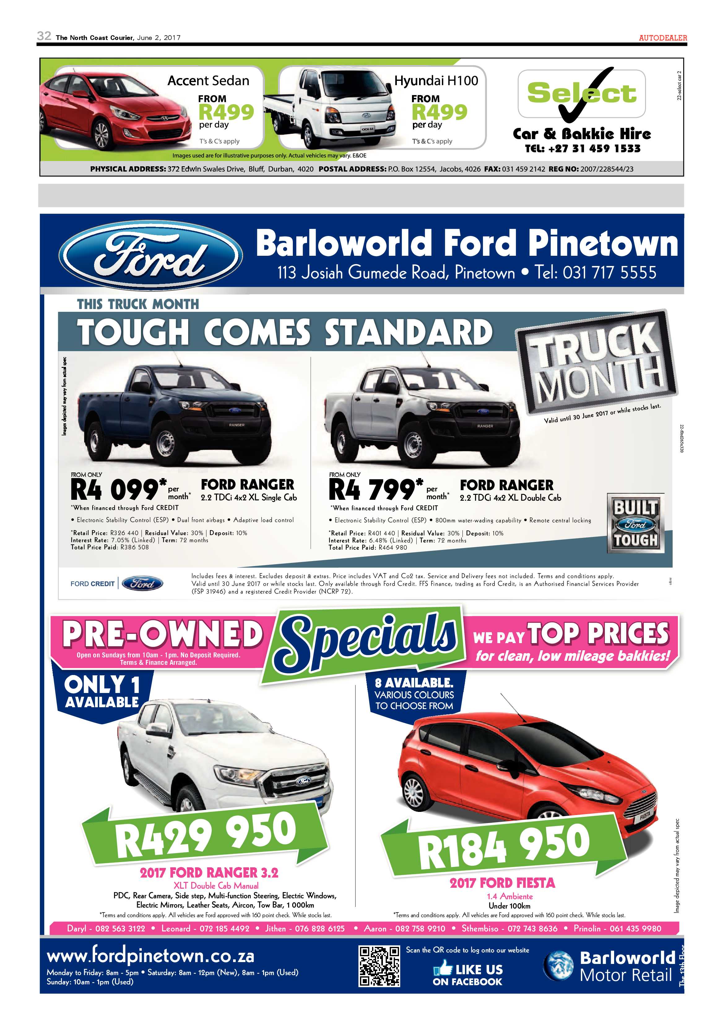 The North Coast Courier – 02 June 2017 page 32