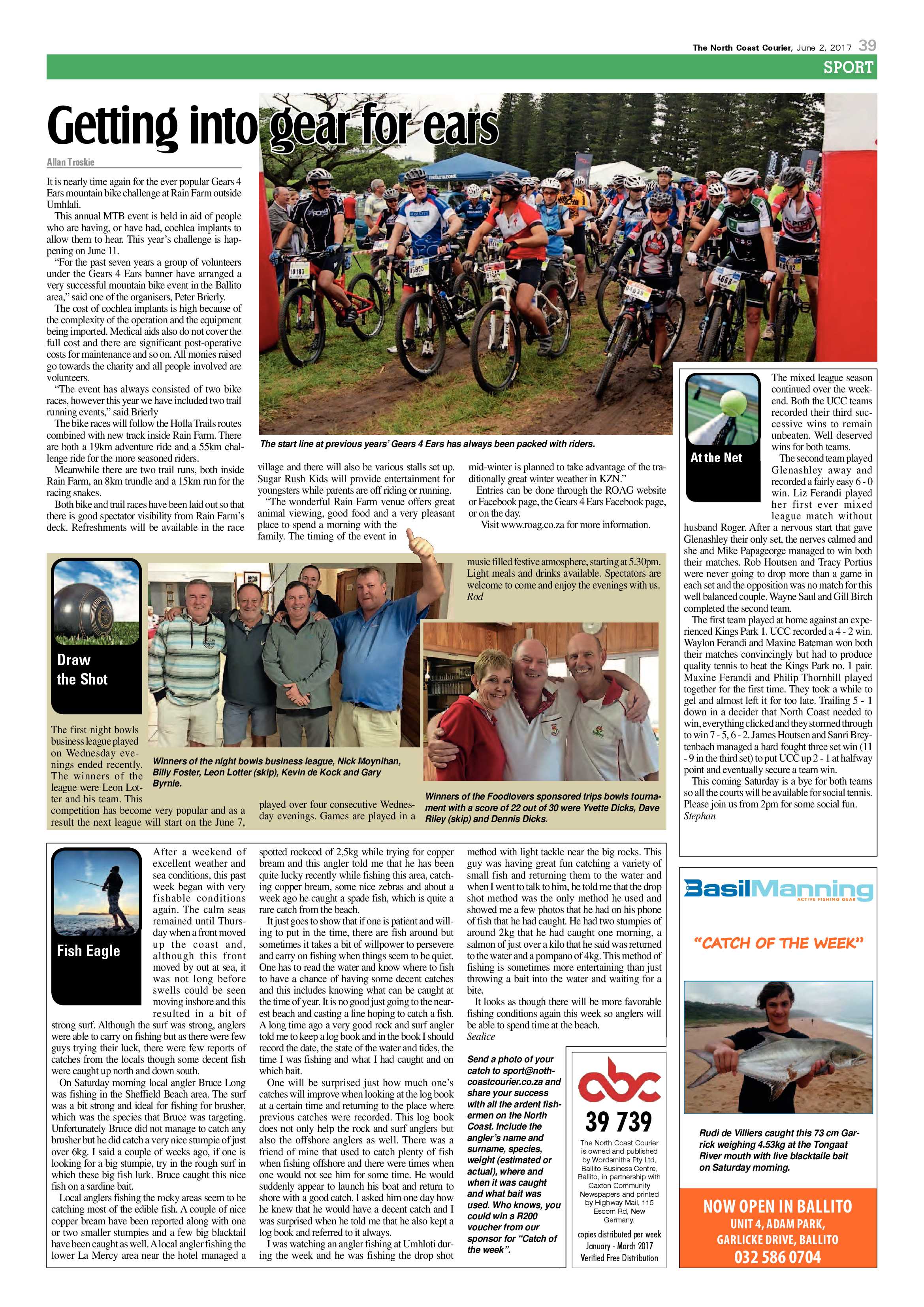 The North Coast Courier – 02 June 2017 page 39