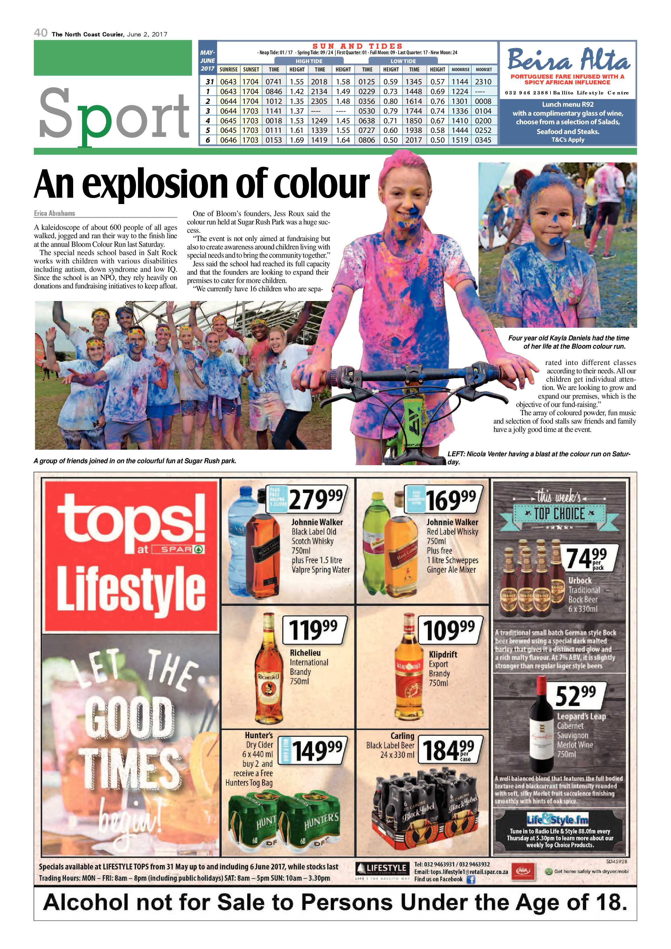 The North Coast Courier – 02 June 2017 page 40