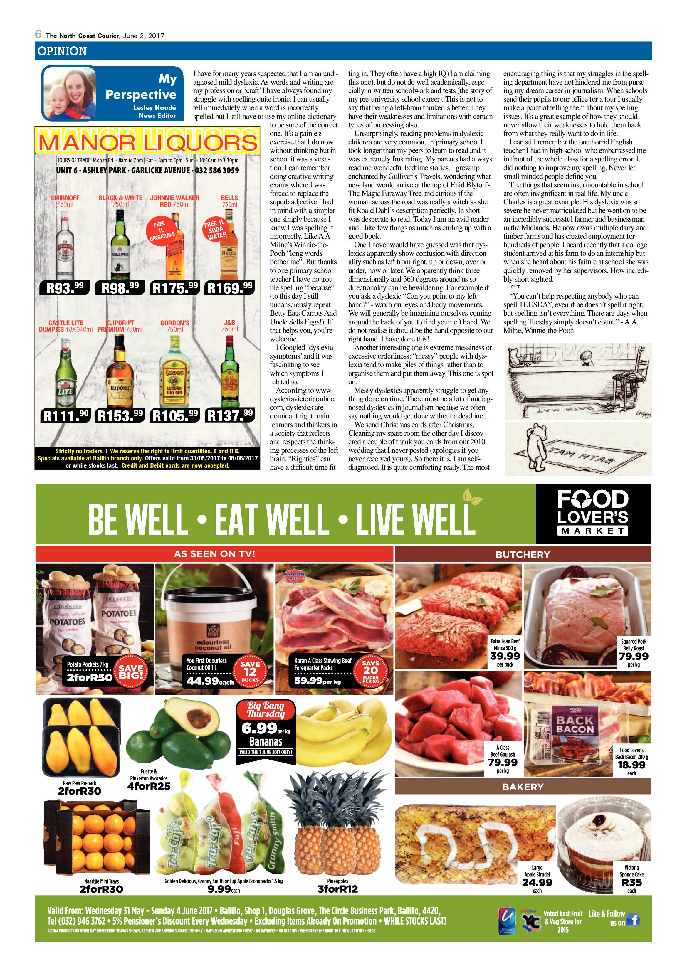 The North Coast Courier – 02 June 2017 page 6