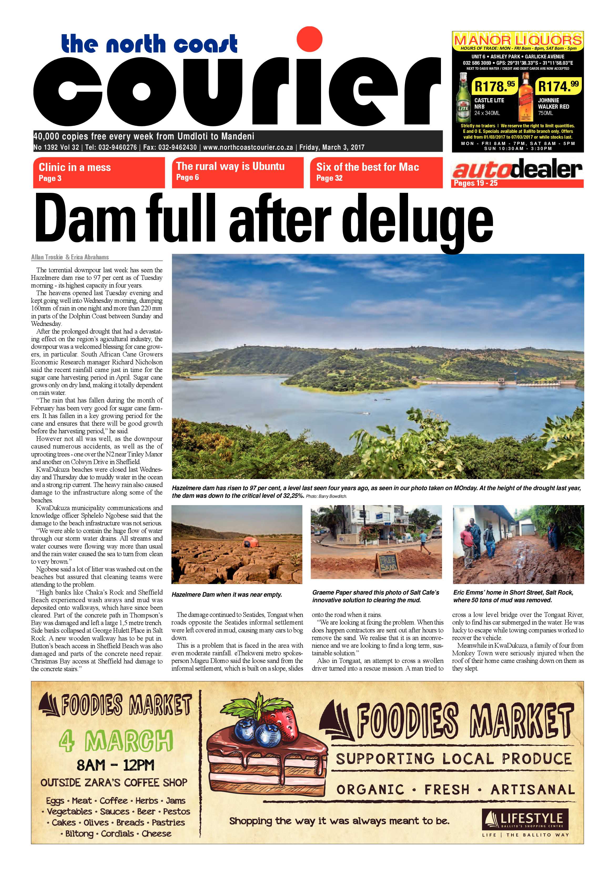 The North Coast Courier – 03 March 2017 page 1