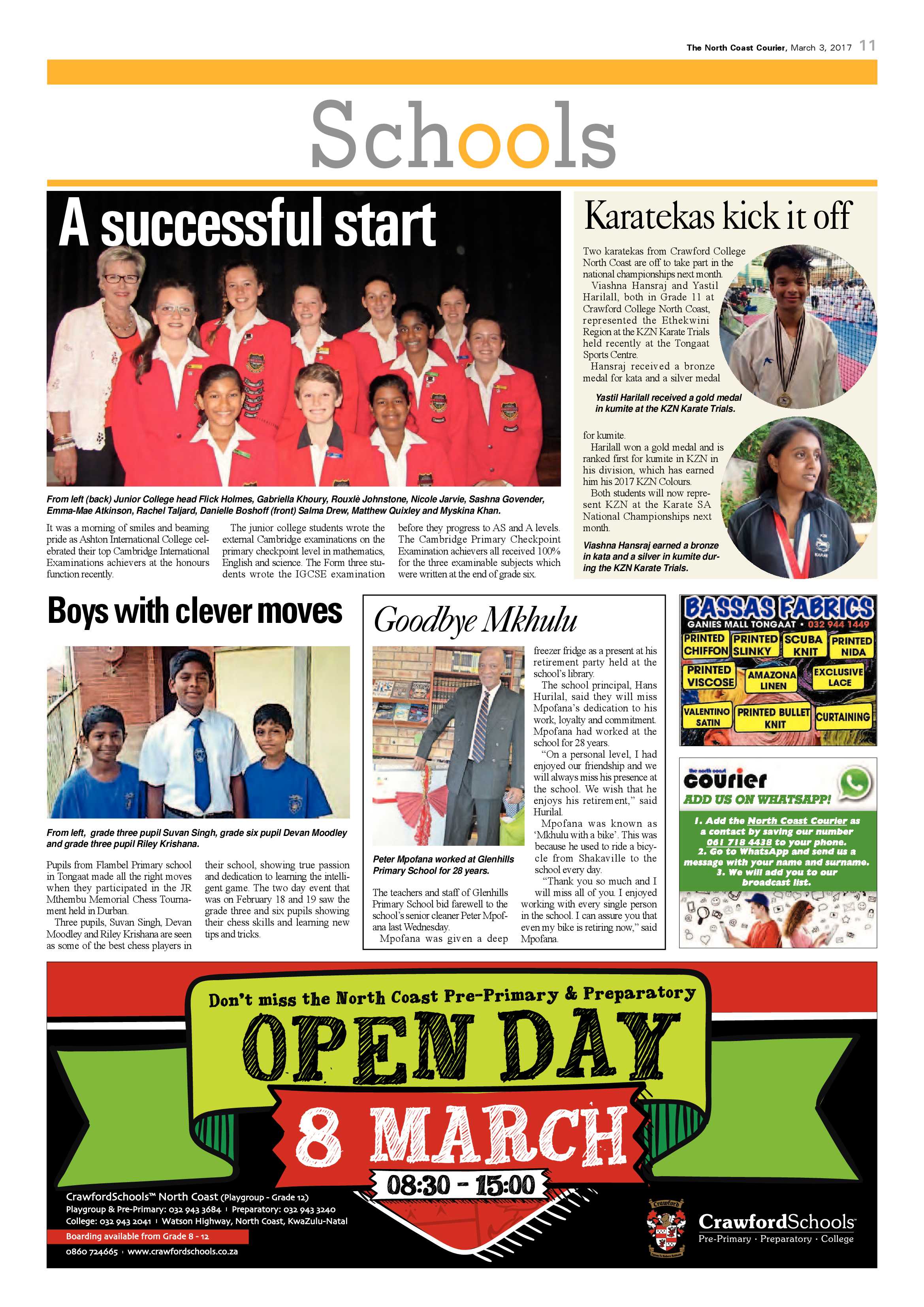 The North Coast Courier – 03 March 2017 page 11