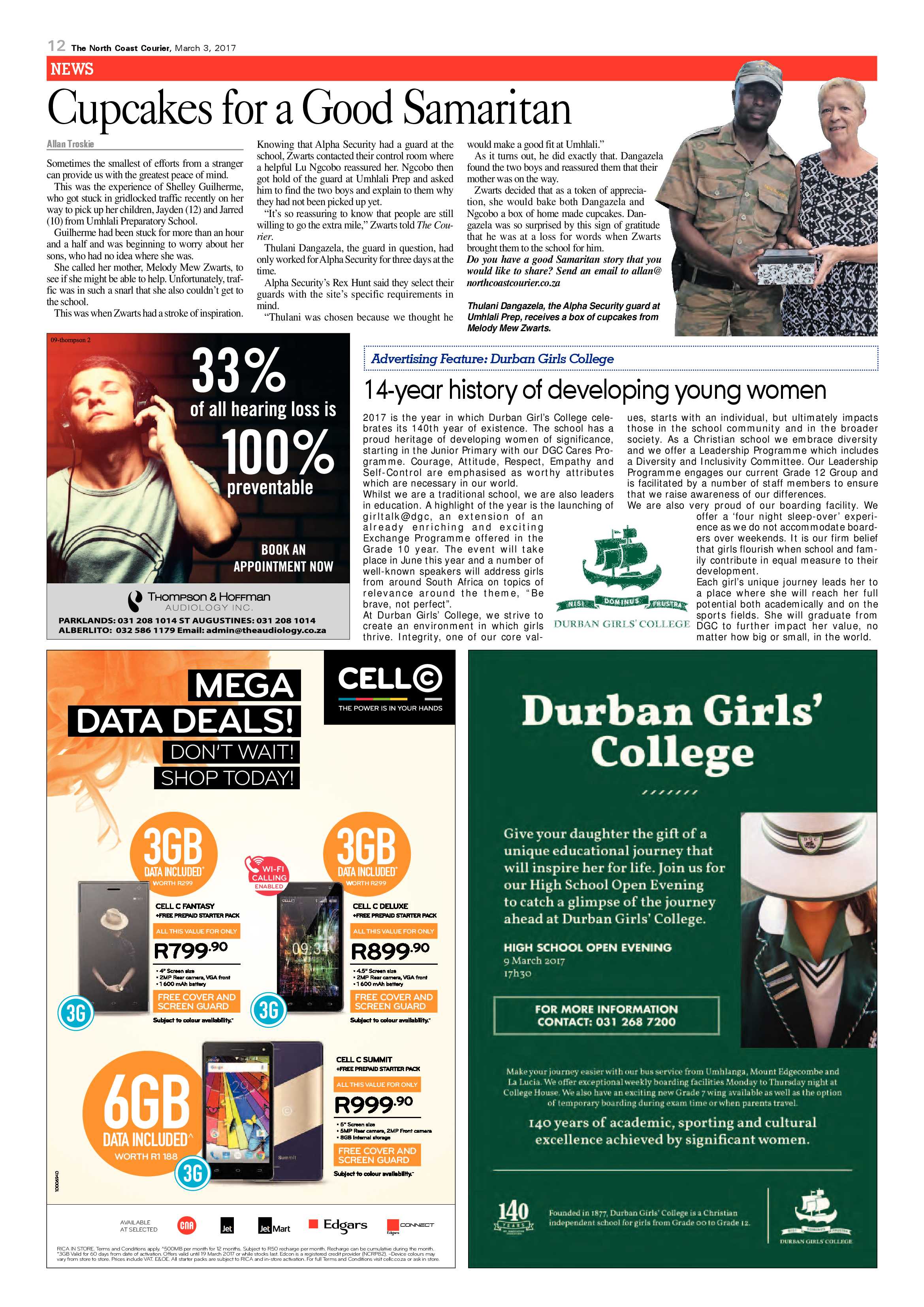 The North Coast Courier – 03 March 2017 page 12