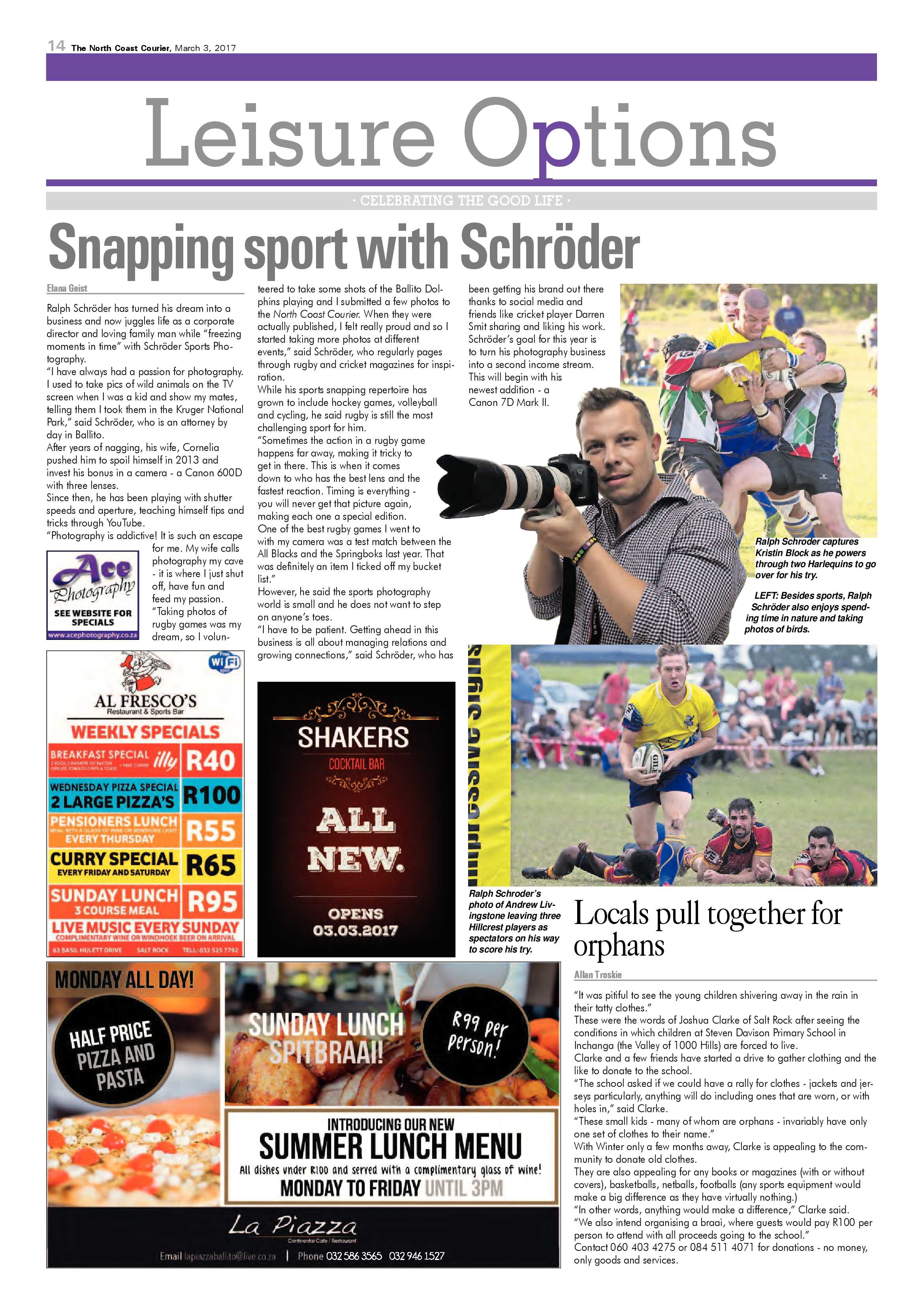 The North Coast Courier – 03 March 2017 page 14
