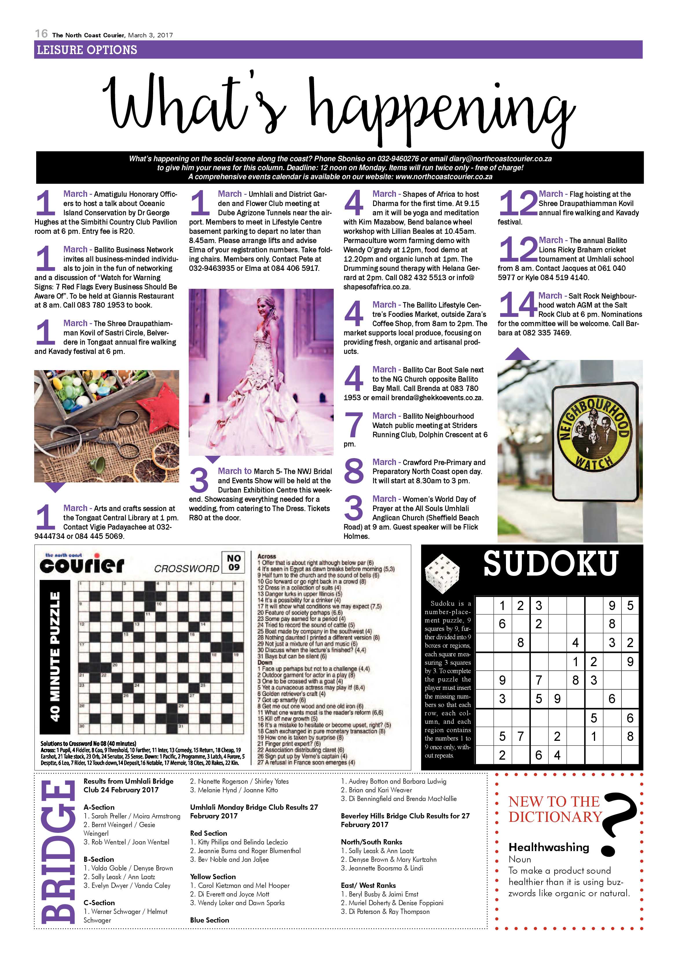 The North Coast Courier – 03 March 2017 page 16