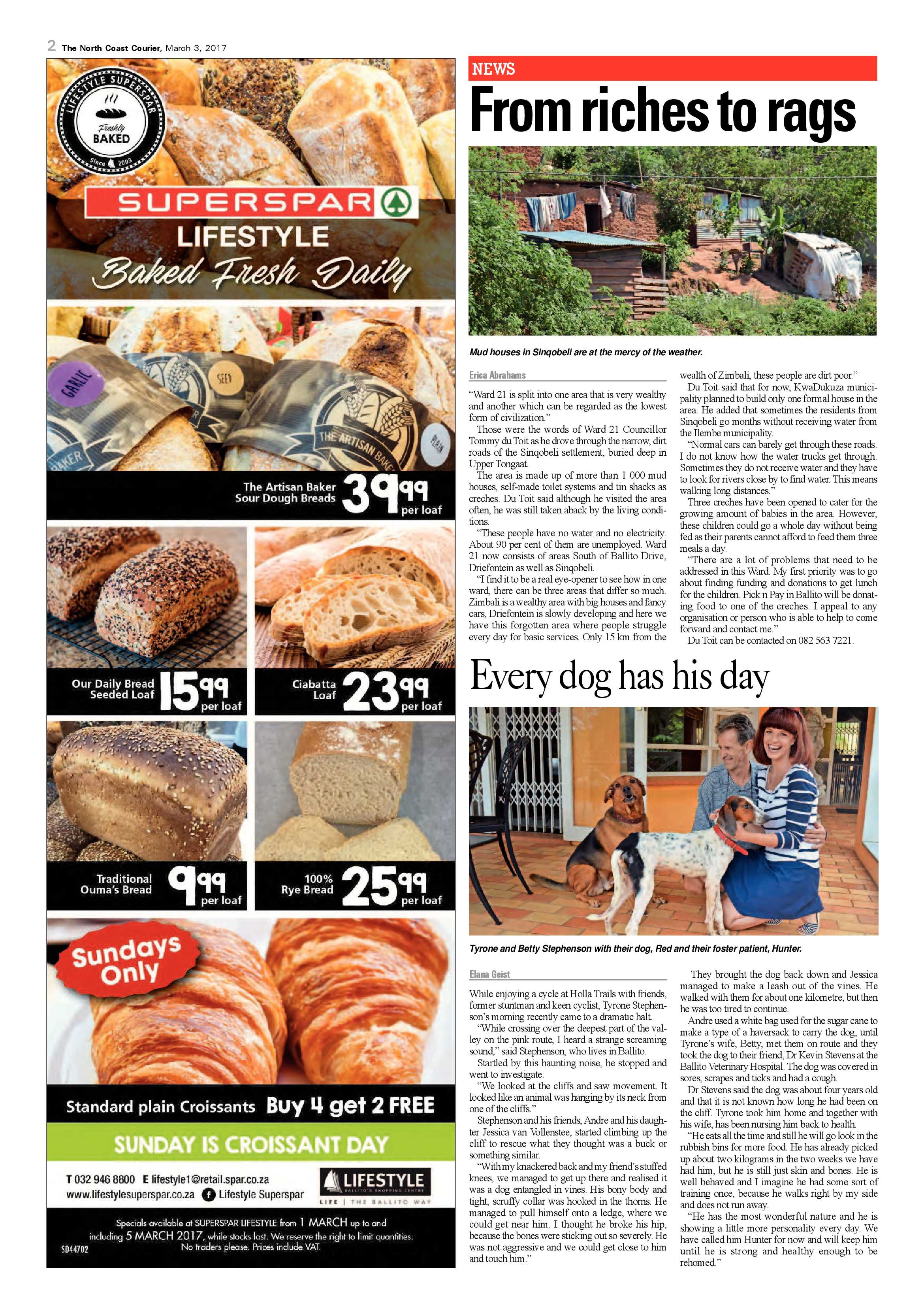 The North Coast Courier – 03 March 2017 page 2