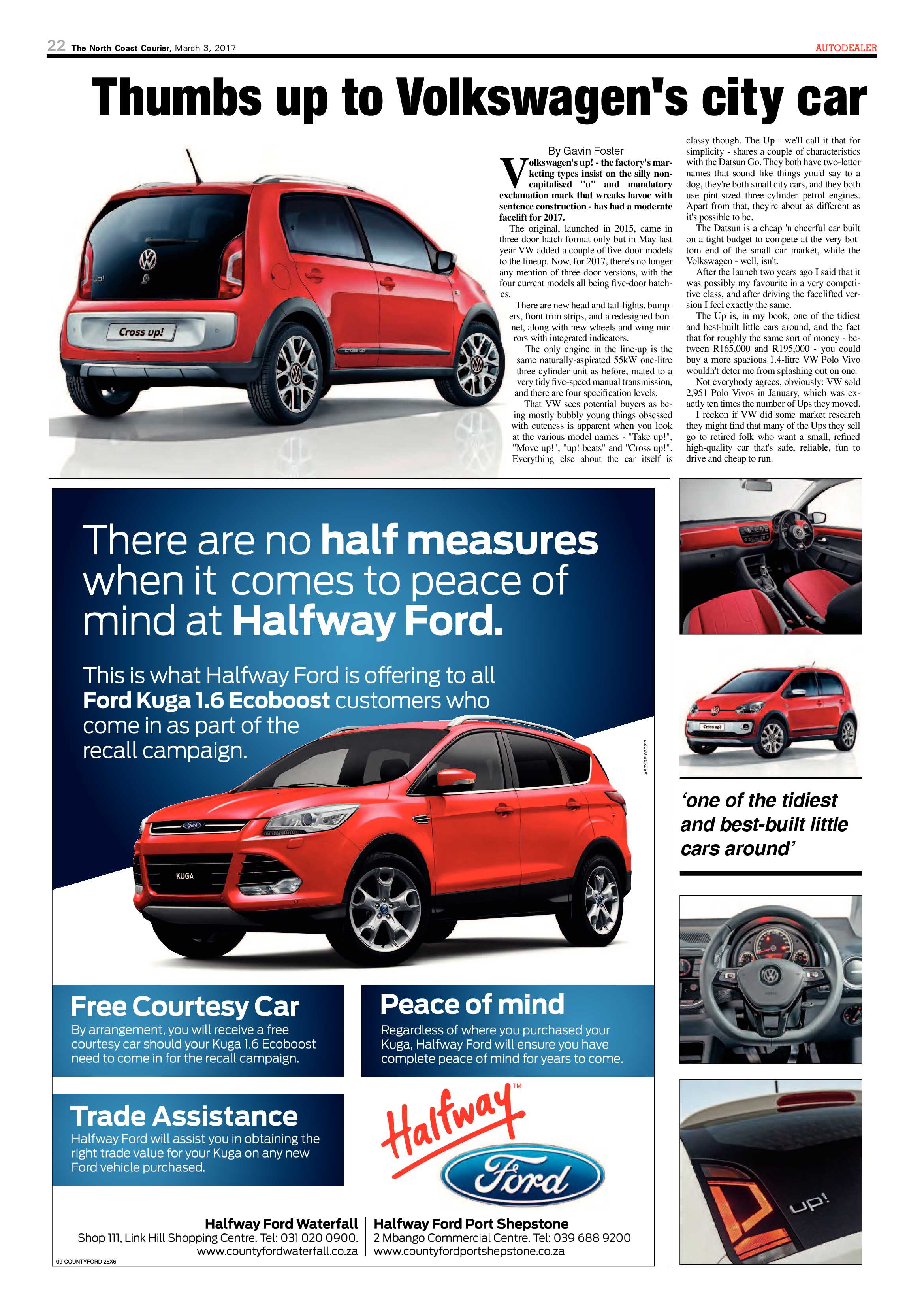 The North Coast Courier – 03 March 2017 page 22