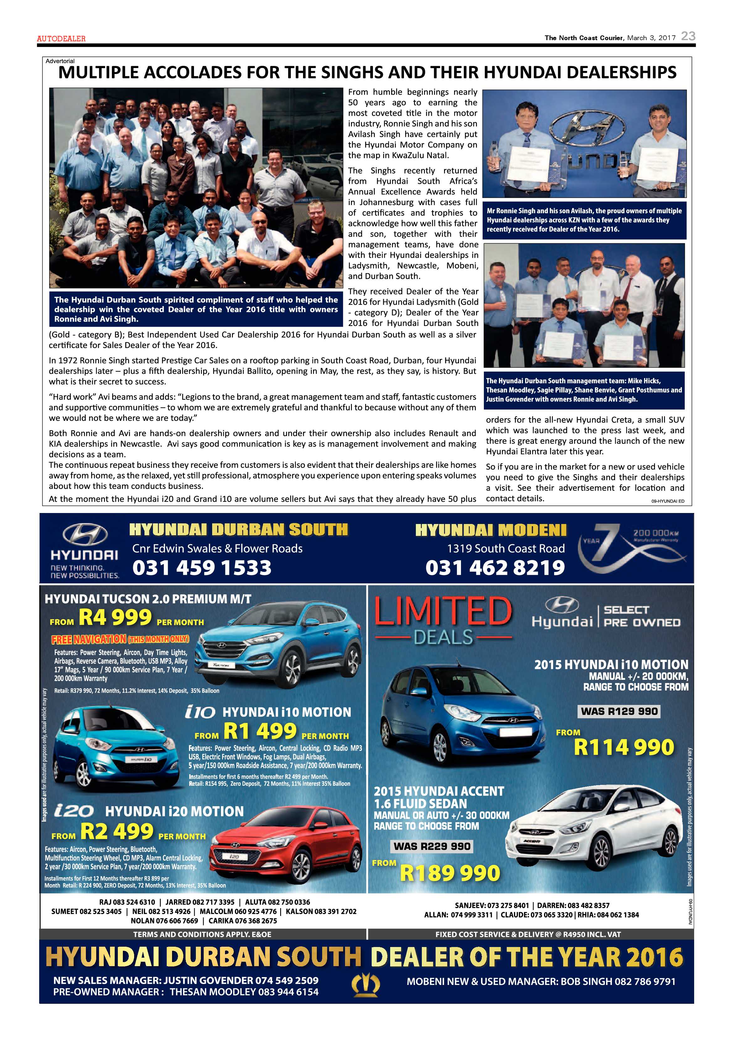 The North Coast Courier – 03 March 2017 page 23