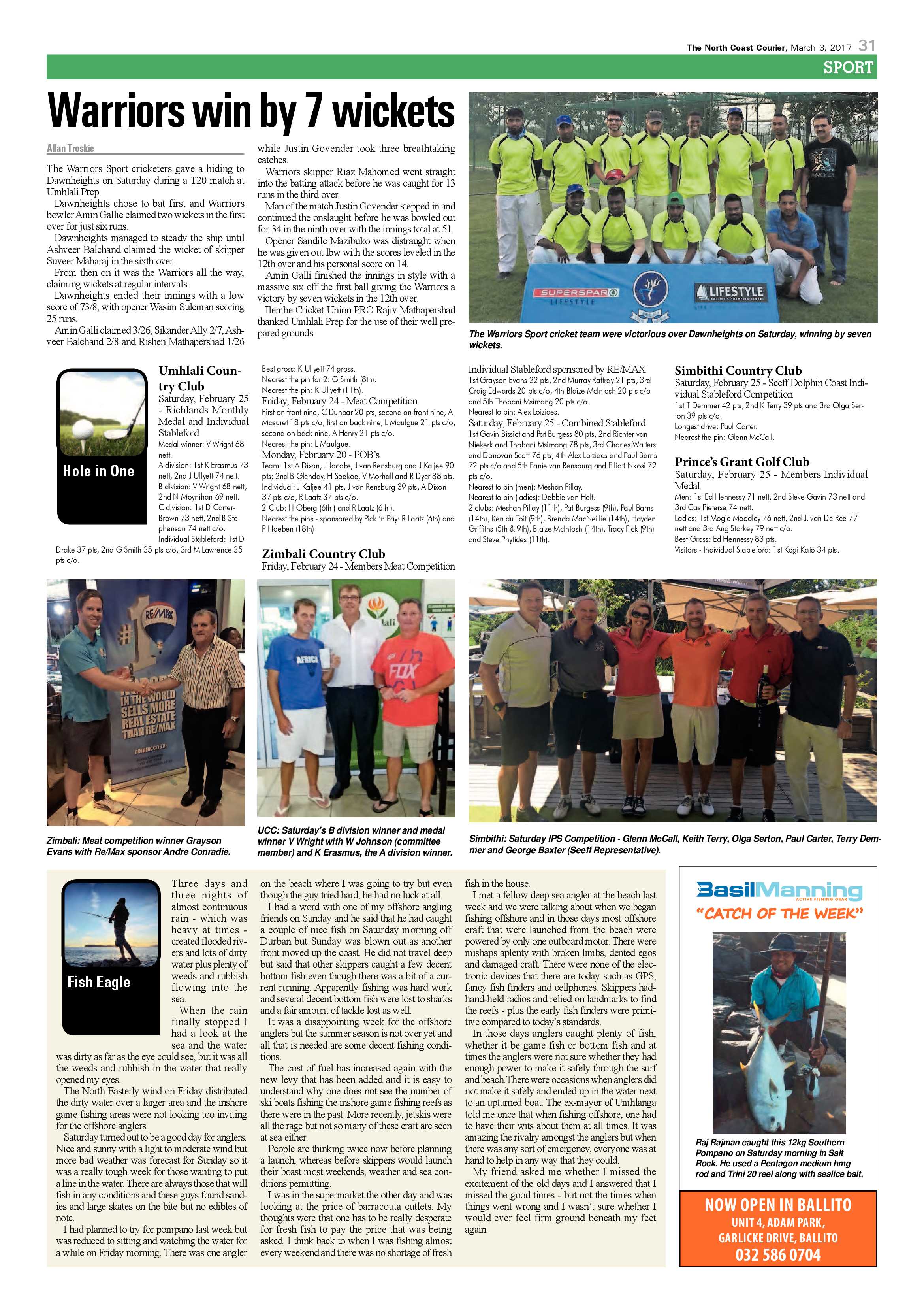 The North Coast Courier – 03 March 2017 page 31