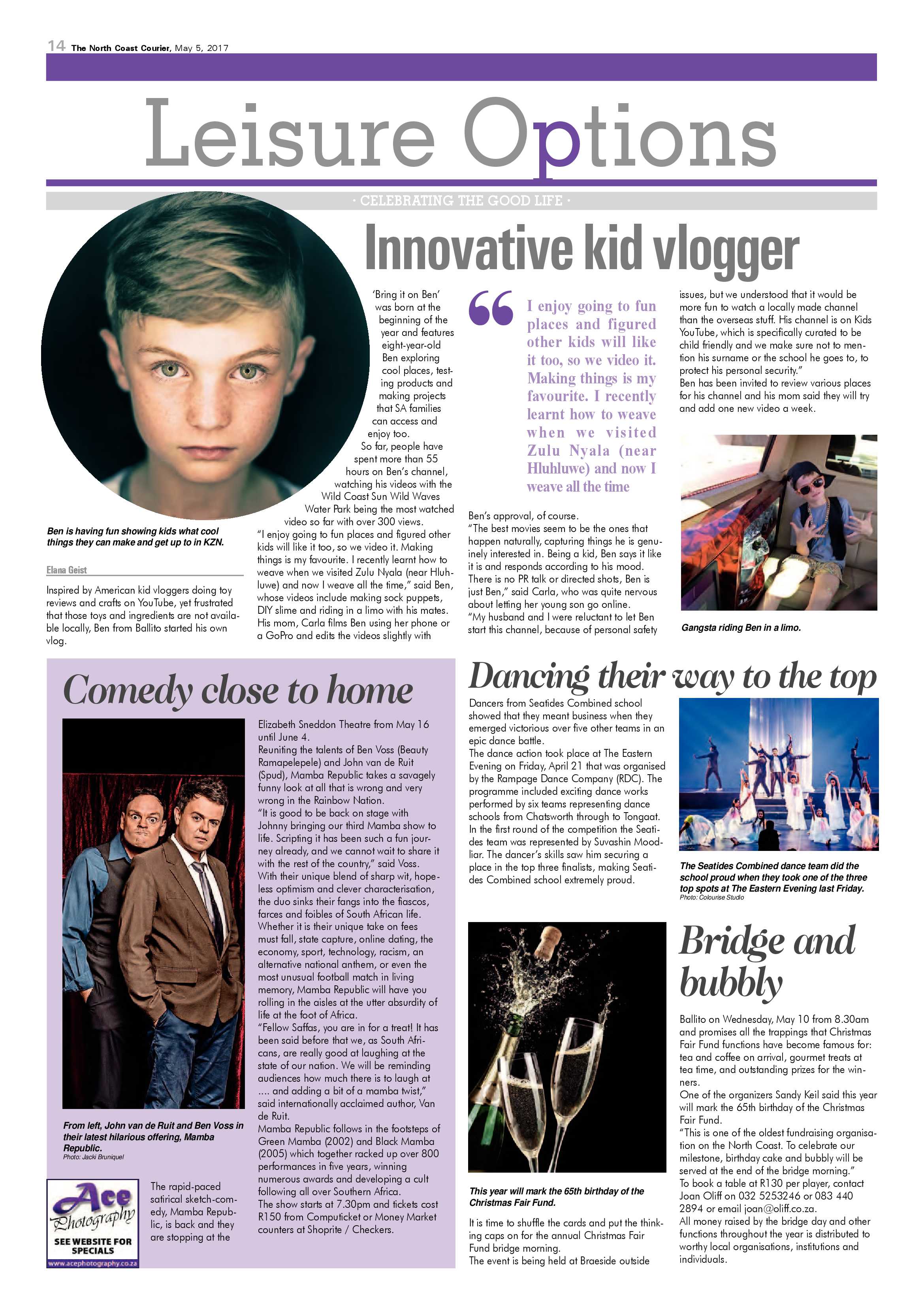 The North Coast Courier – 05 May 2017 page 14