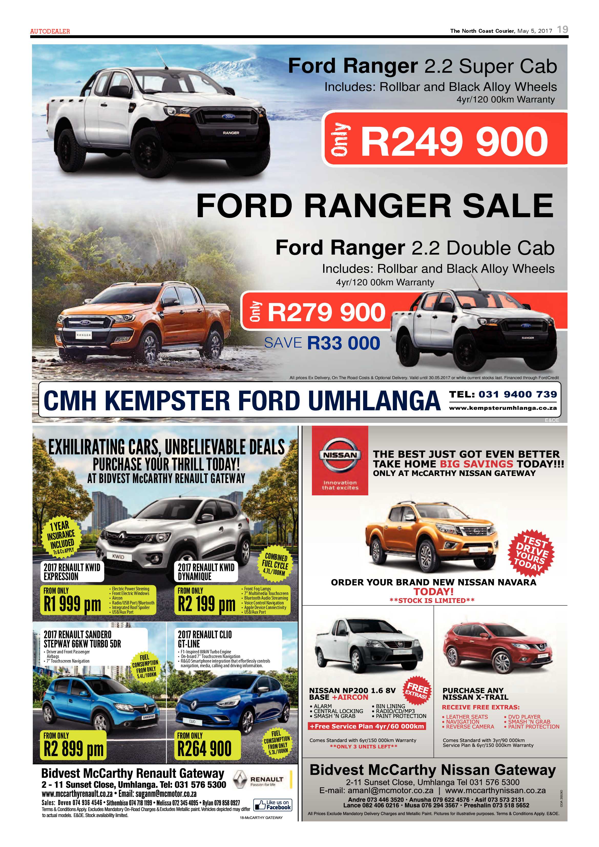 The North Coast Courier – 05 May 2017 page 19