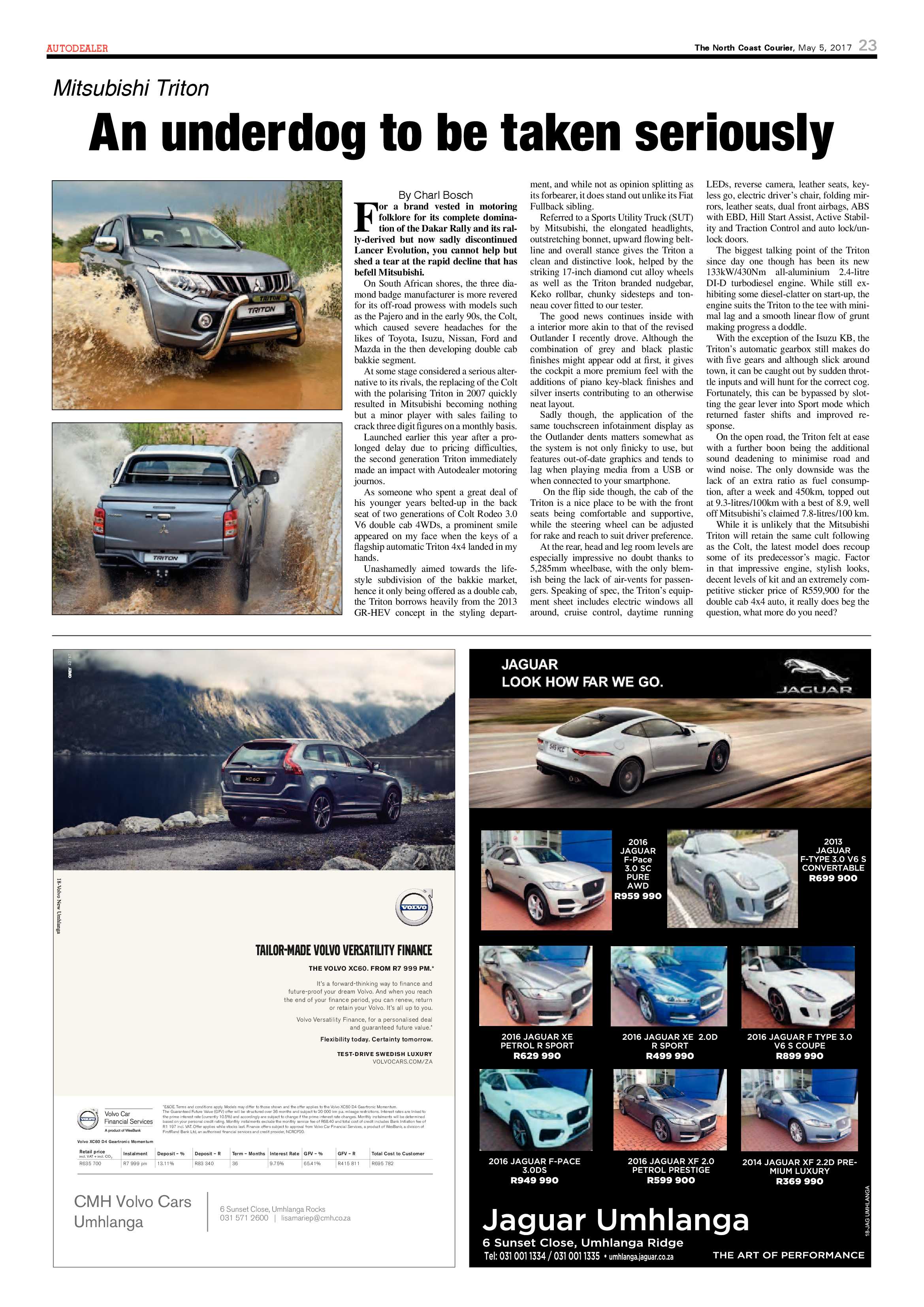 The North Coast Courier – 05 May 2017 page 23