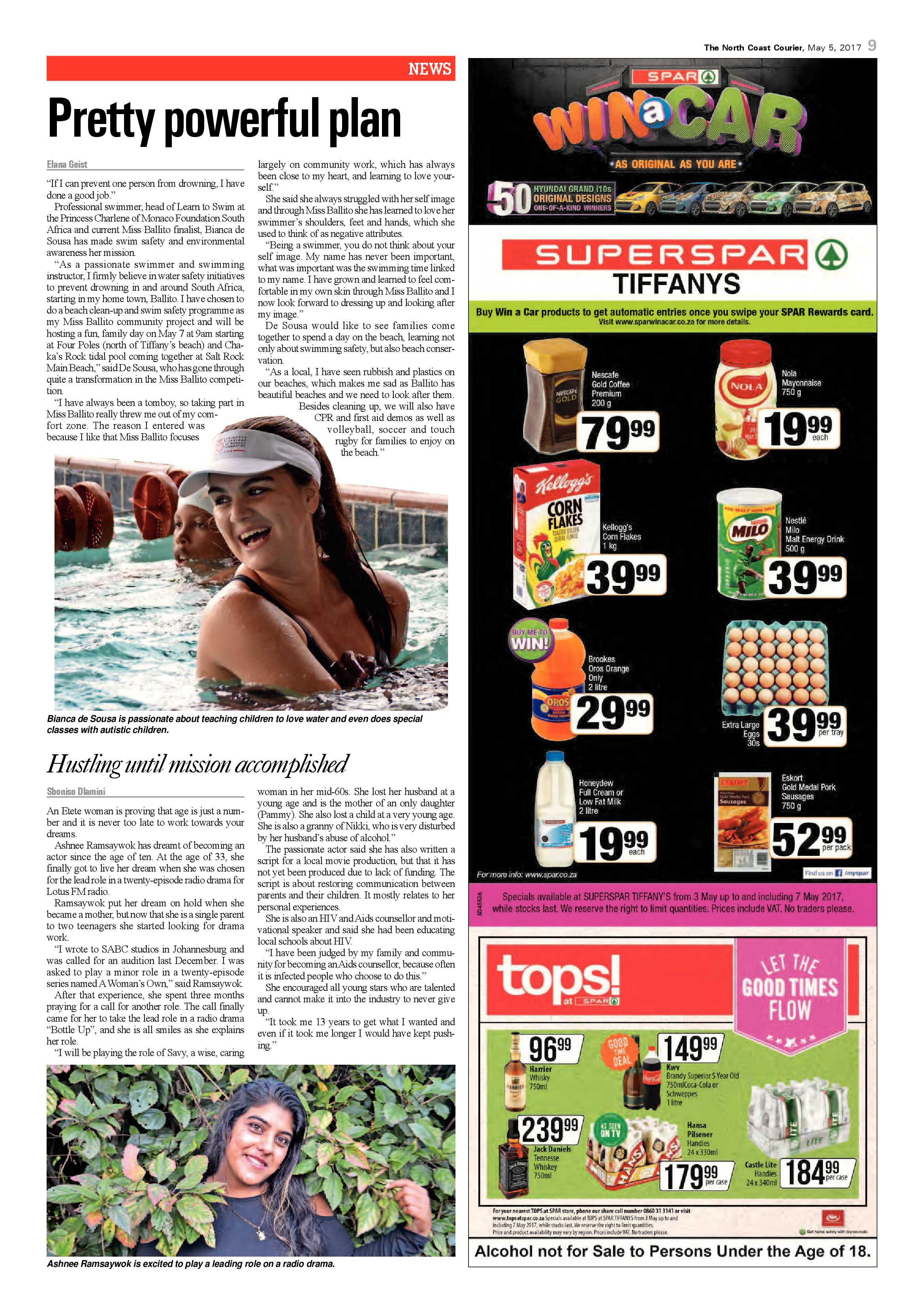 The North Coast Courier – 05 May 2017 page 9