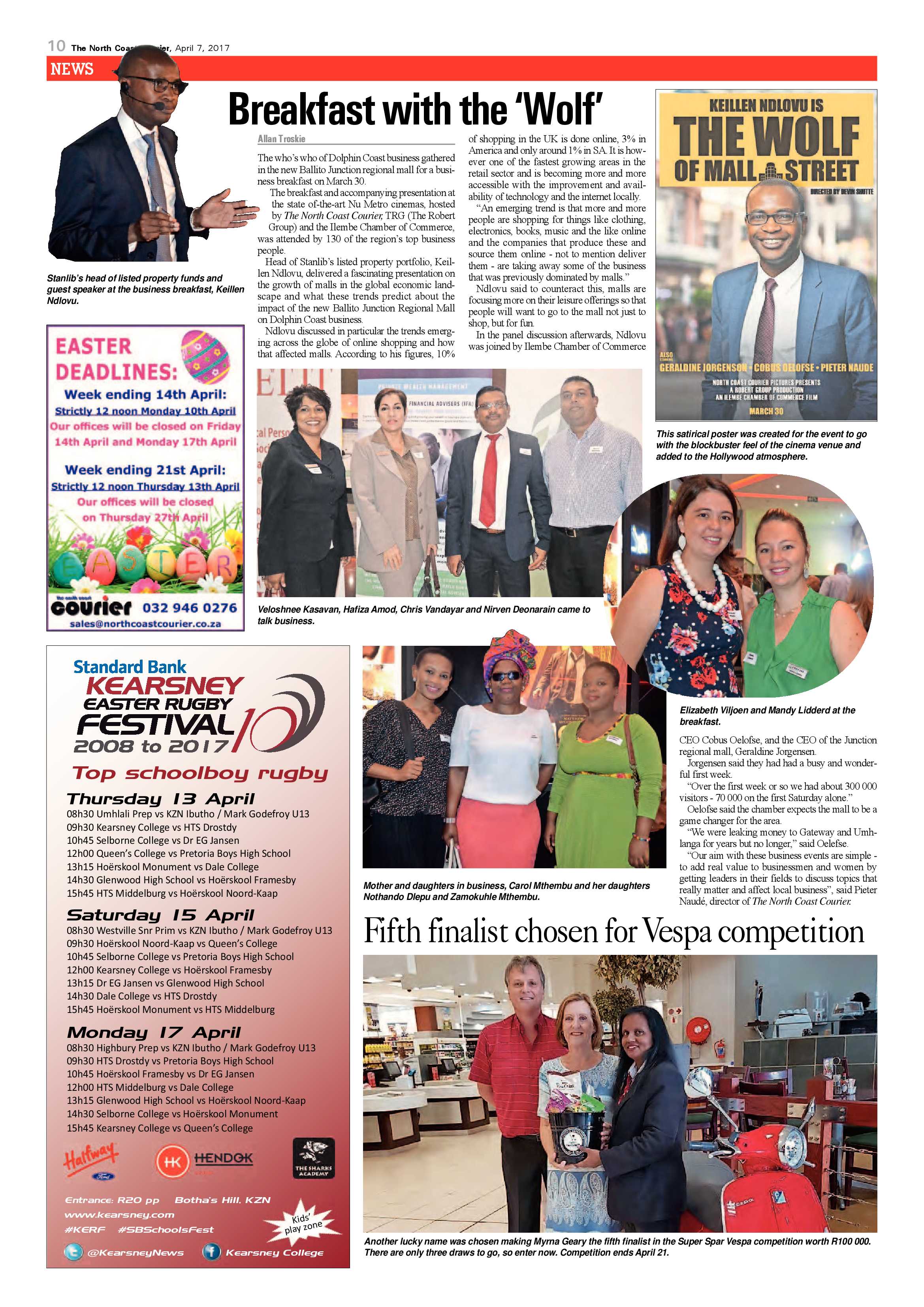 The North Coast Courier – 07 April 2017 page 10