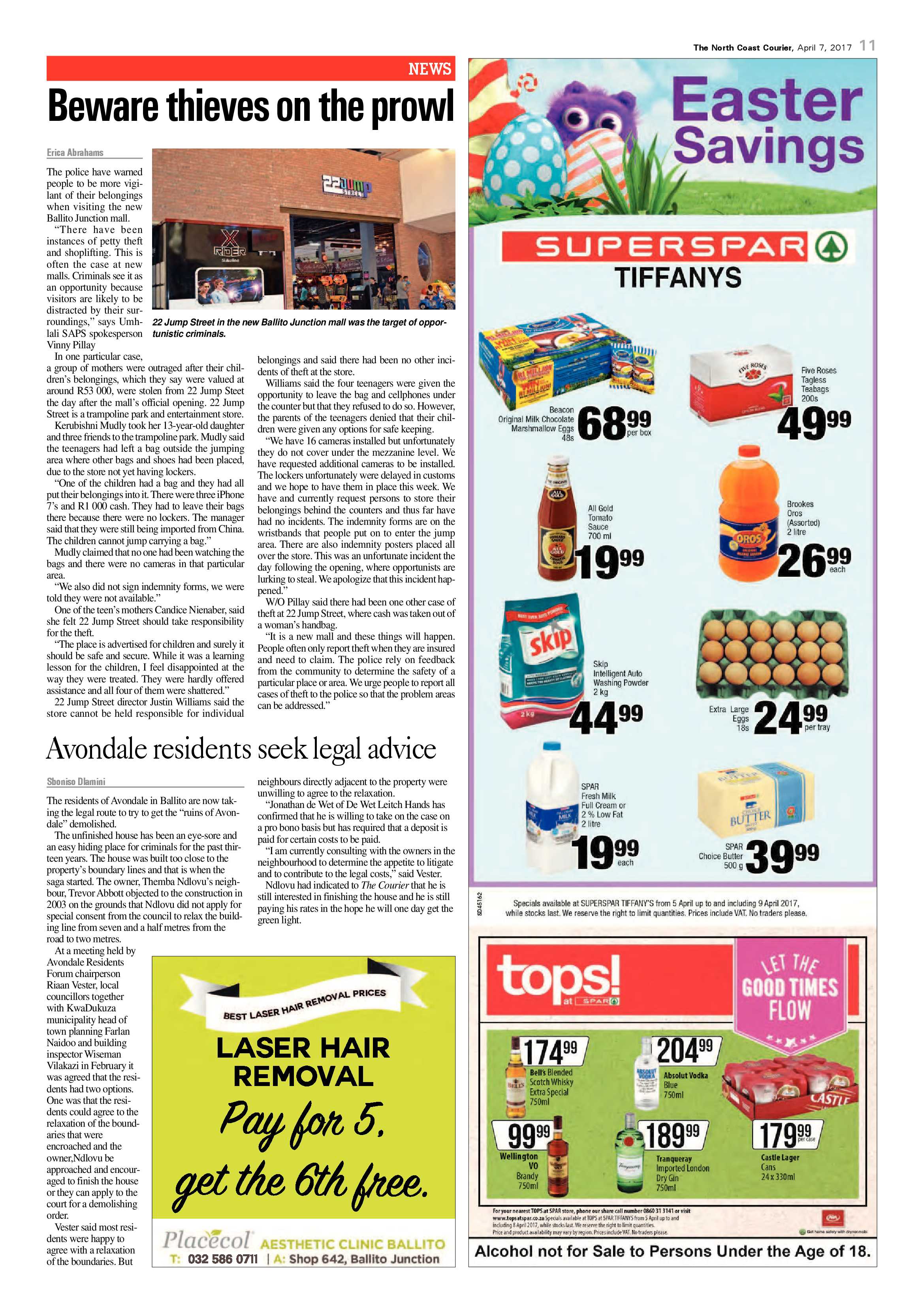 The North Coast Courier – 07 April 2017 page 11