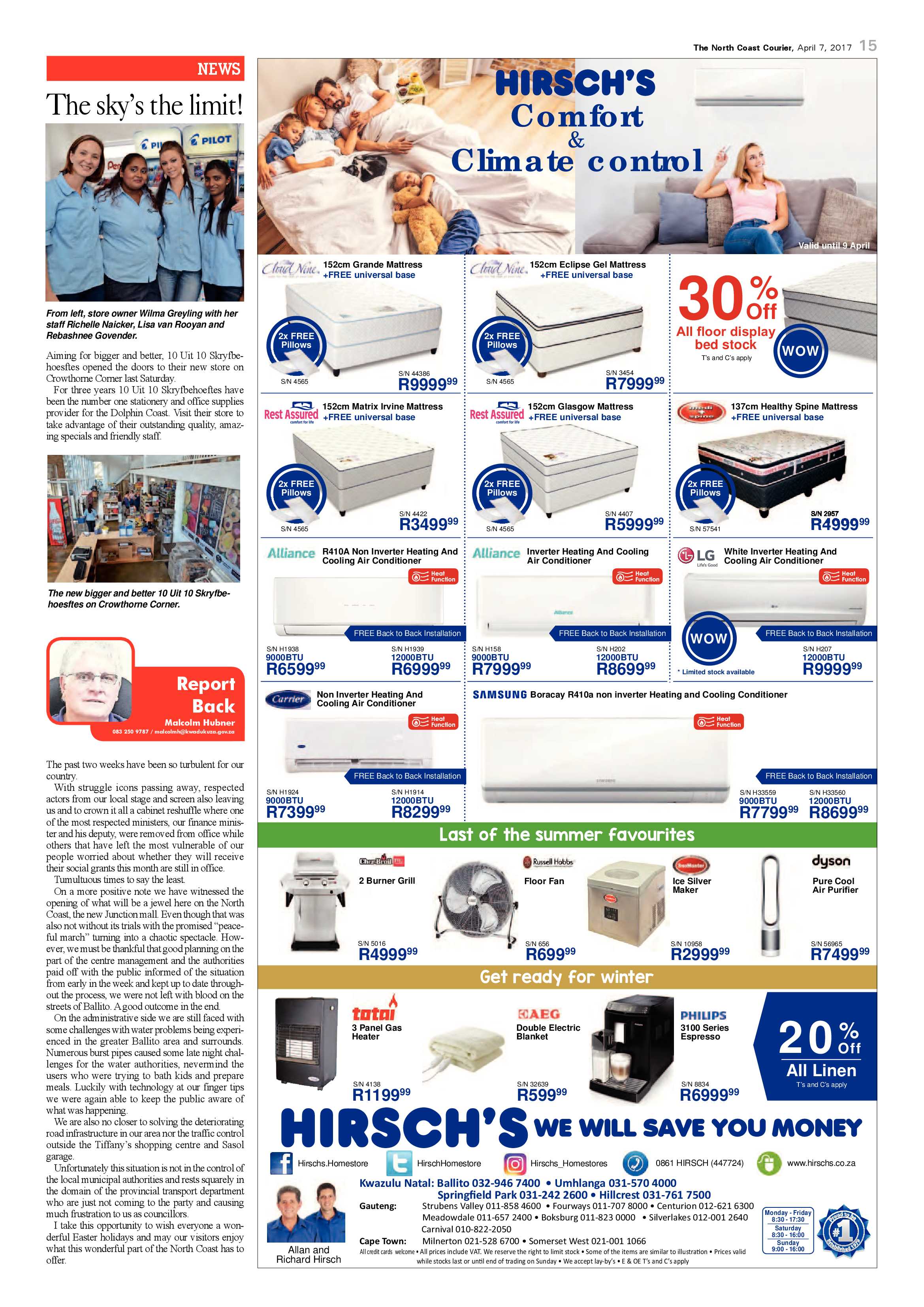 The North Coast Courier – 07 April 2017 page 15