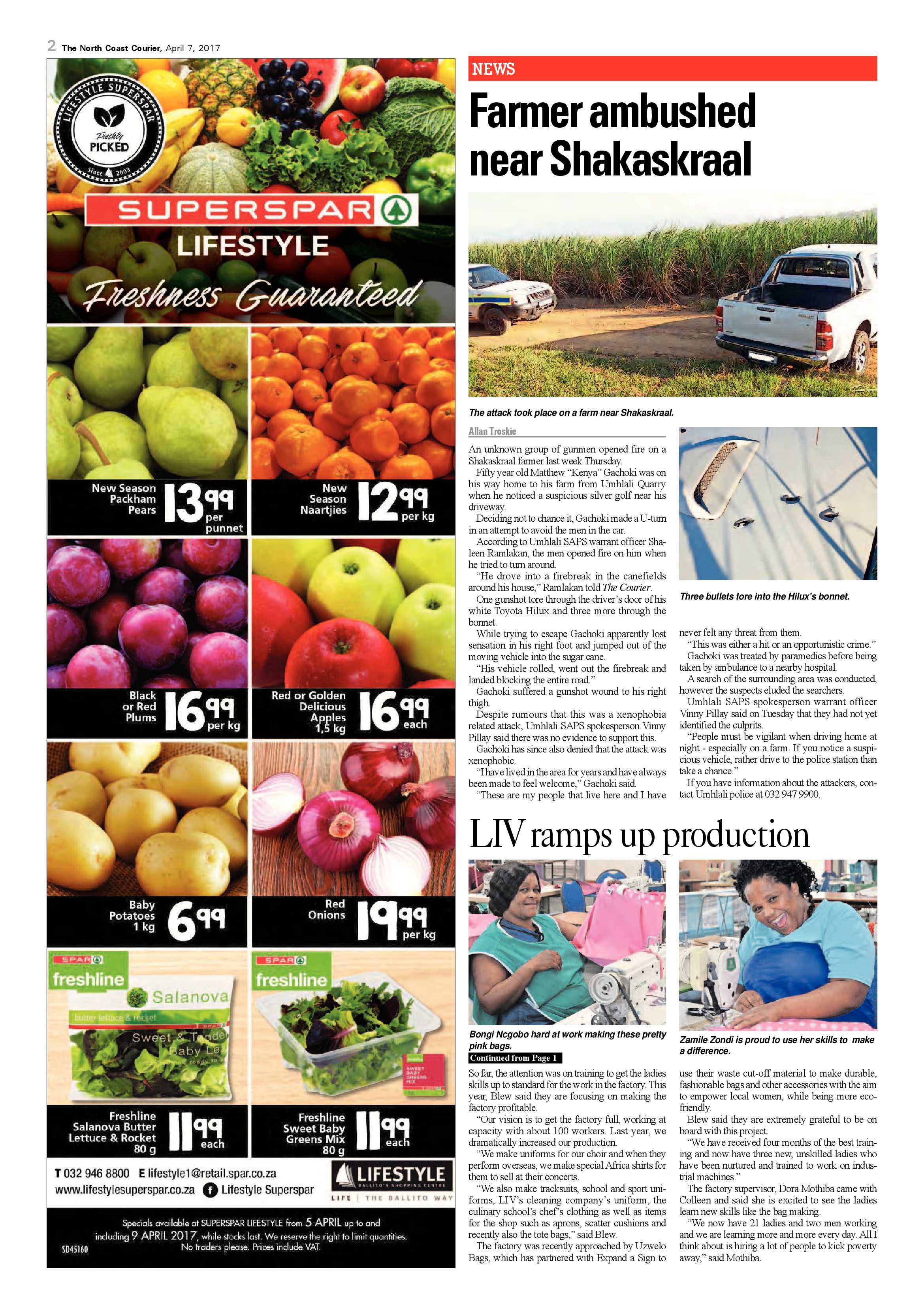 The North Coast Courier – 07 April 2017 page 2