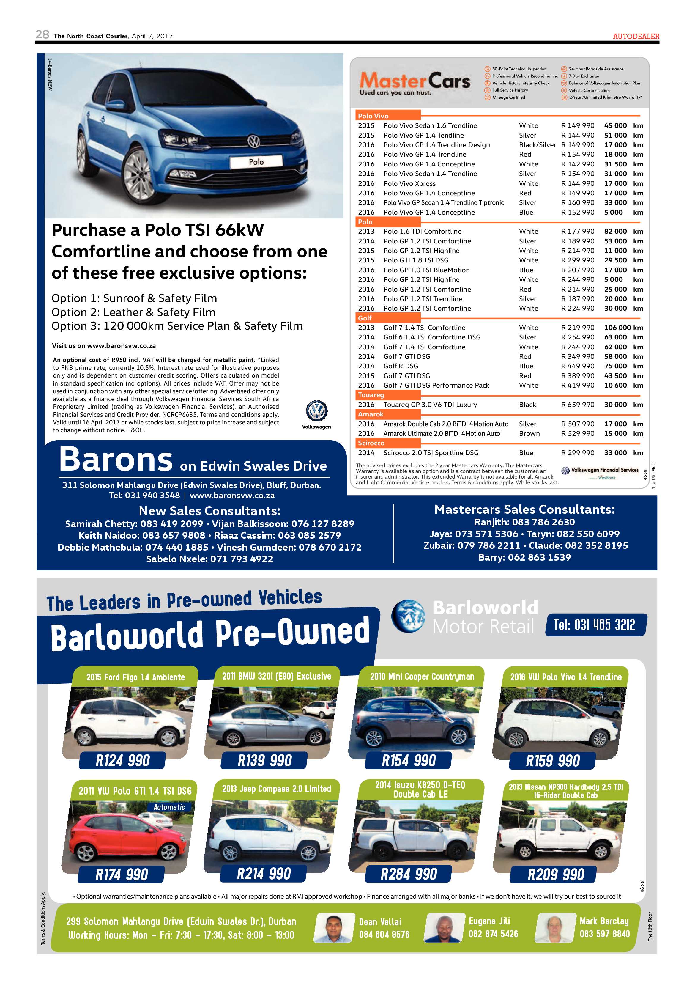 The North Coast Courier – 07 April 2017 page 28