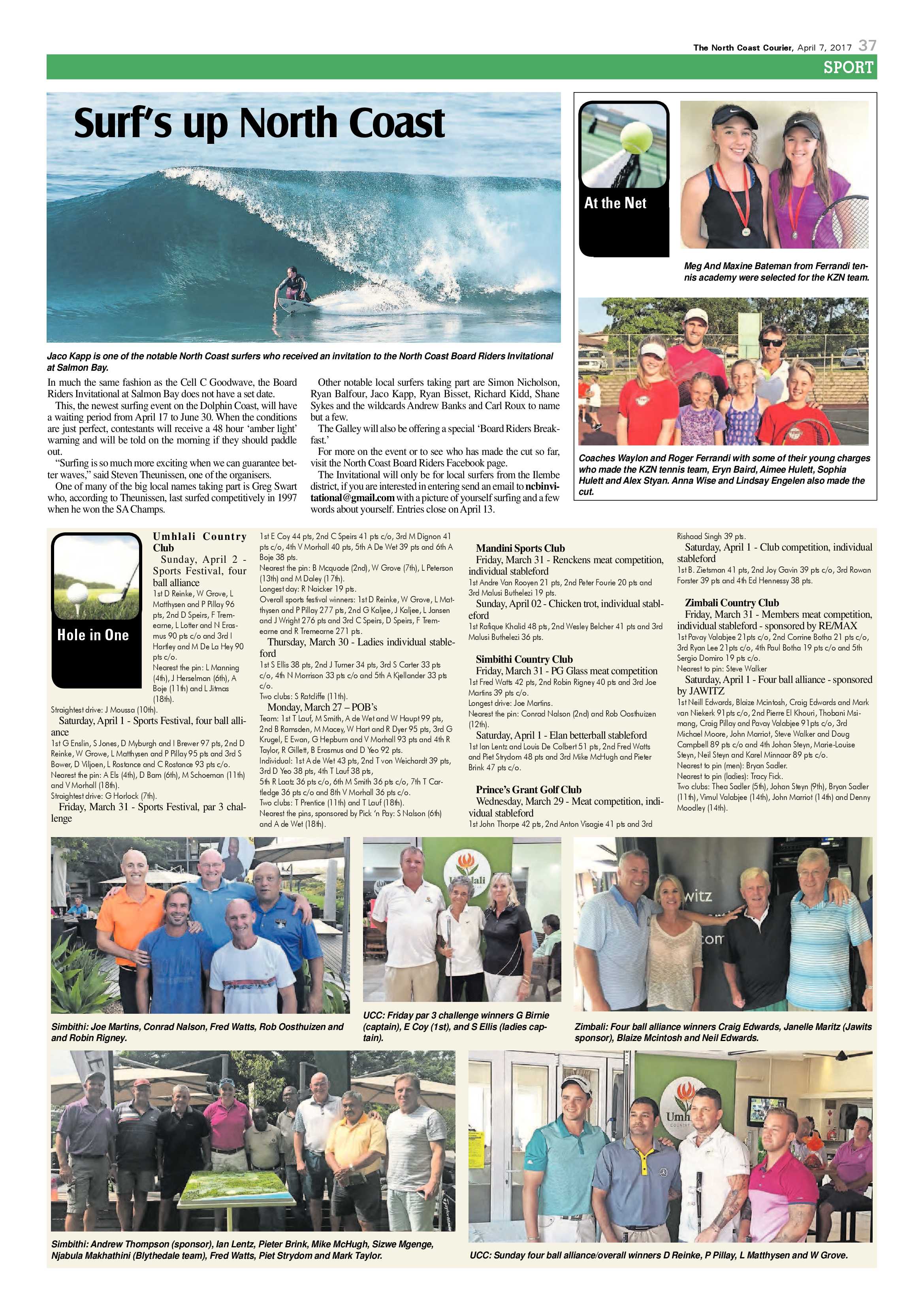 The North Coast Courier – 07 April 2017 page 37