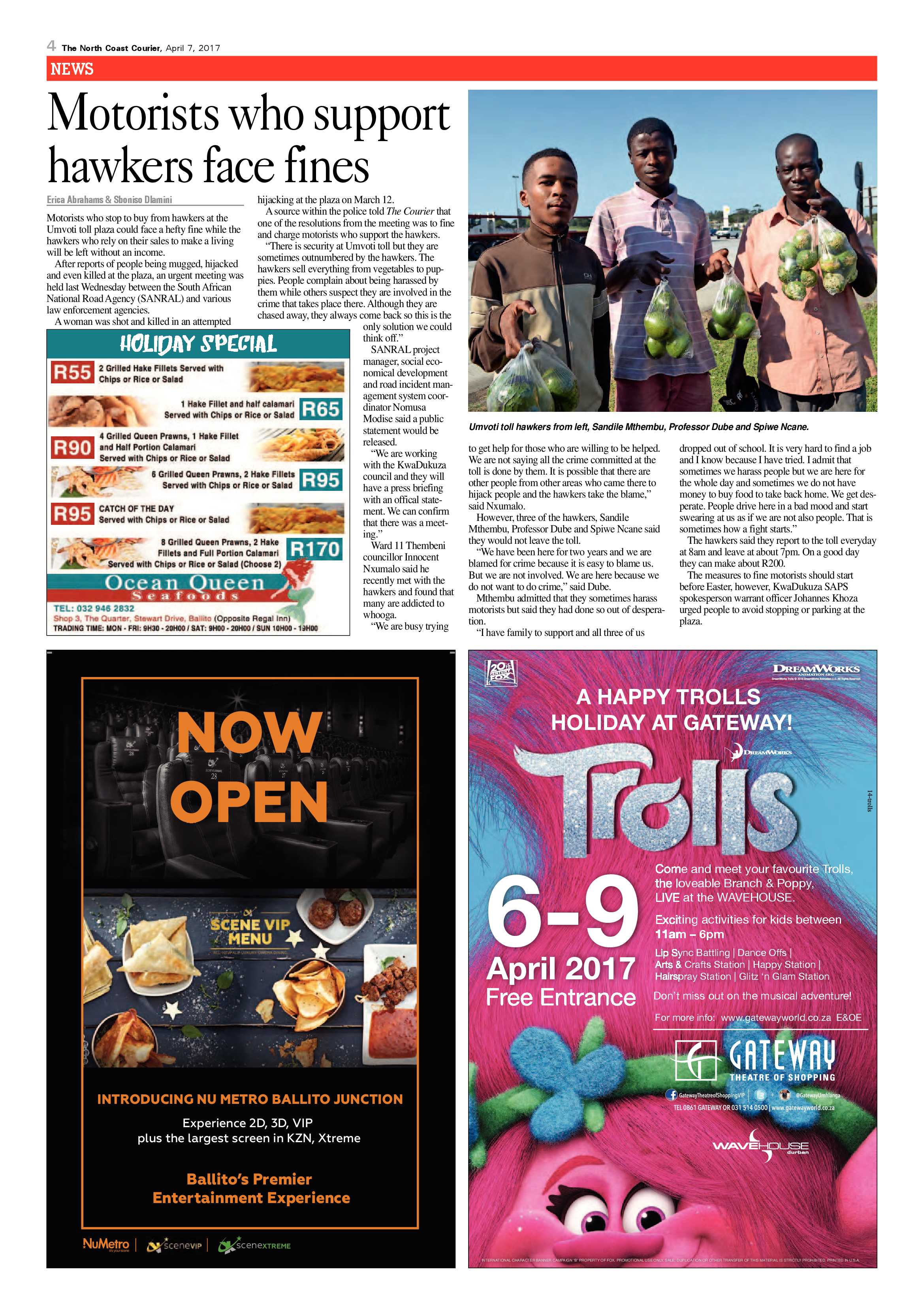 The North Coast Courier – 07 April 2017 page 4