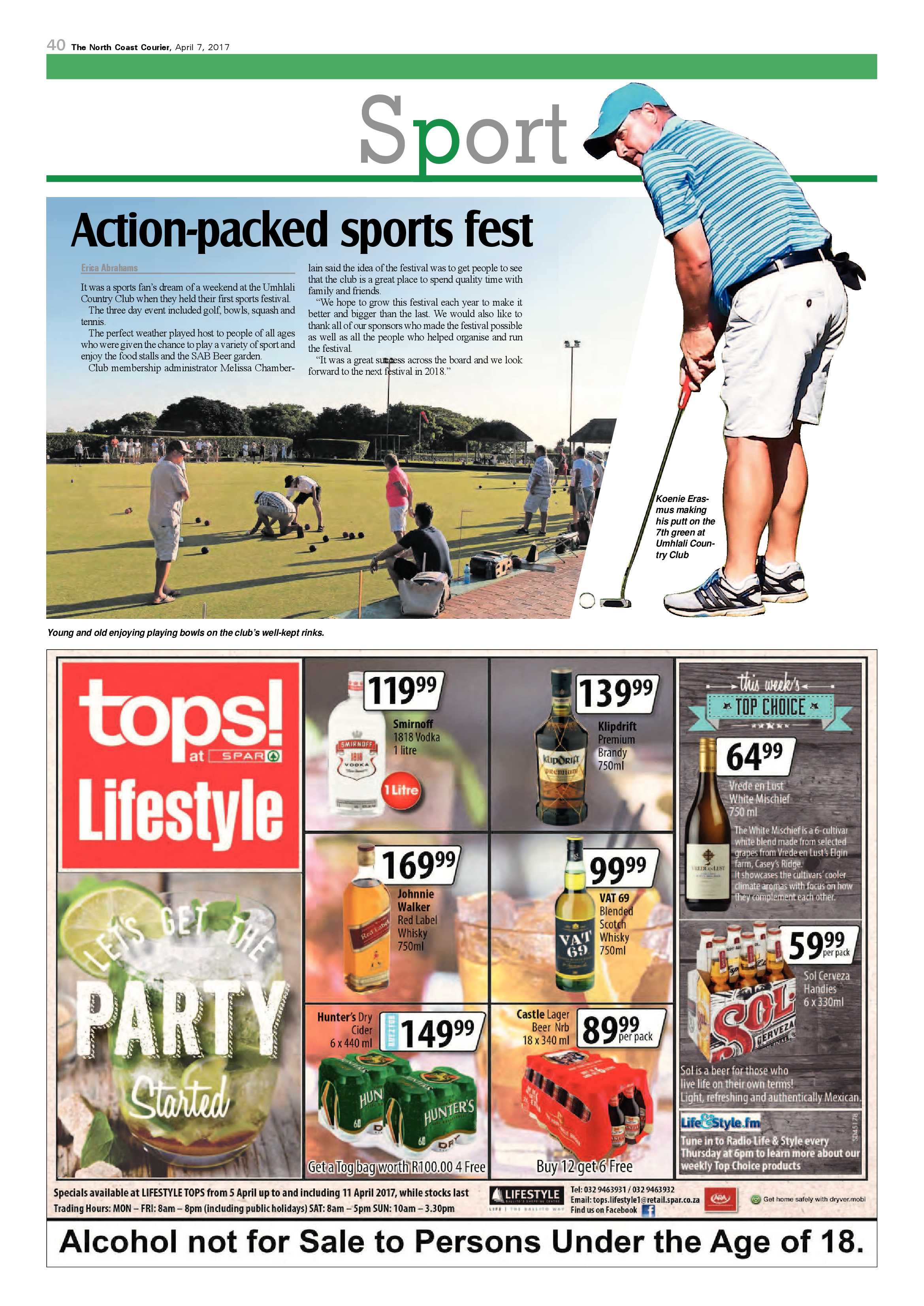 The North Coast Courier – 07 April 2017 page 40