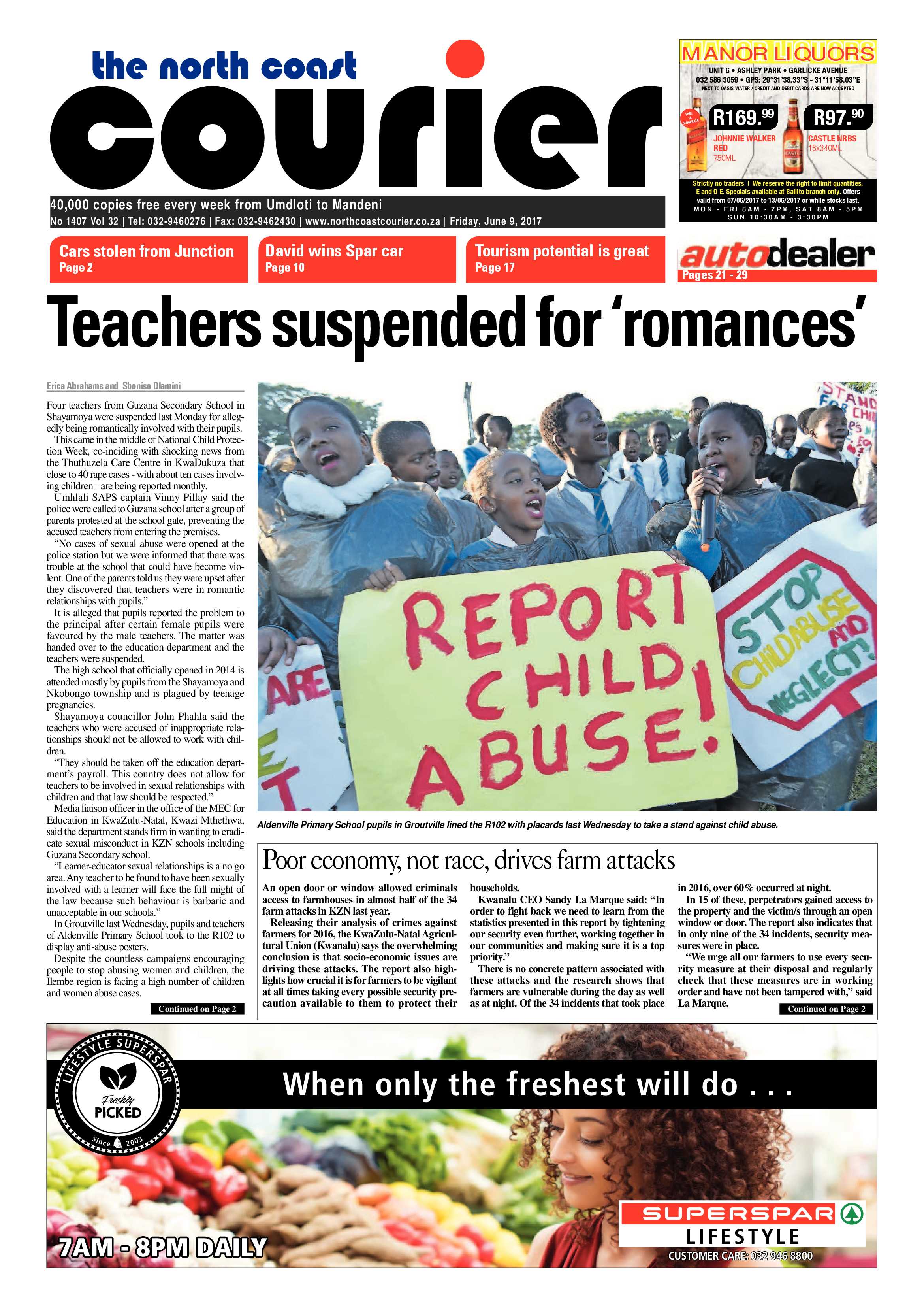 The North Coast Courier – 09 June 2017 page 1