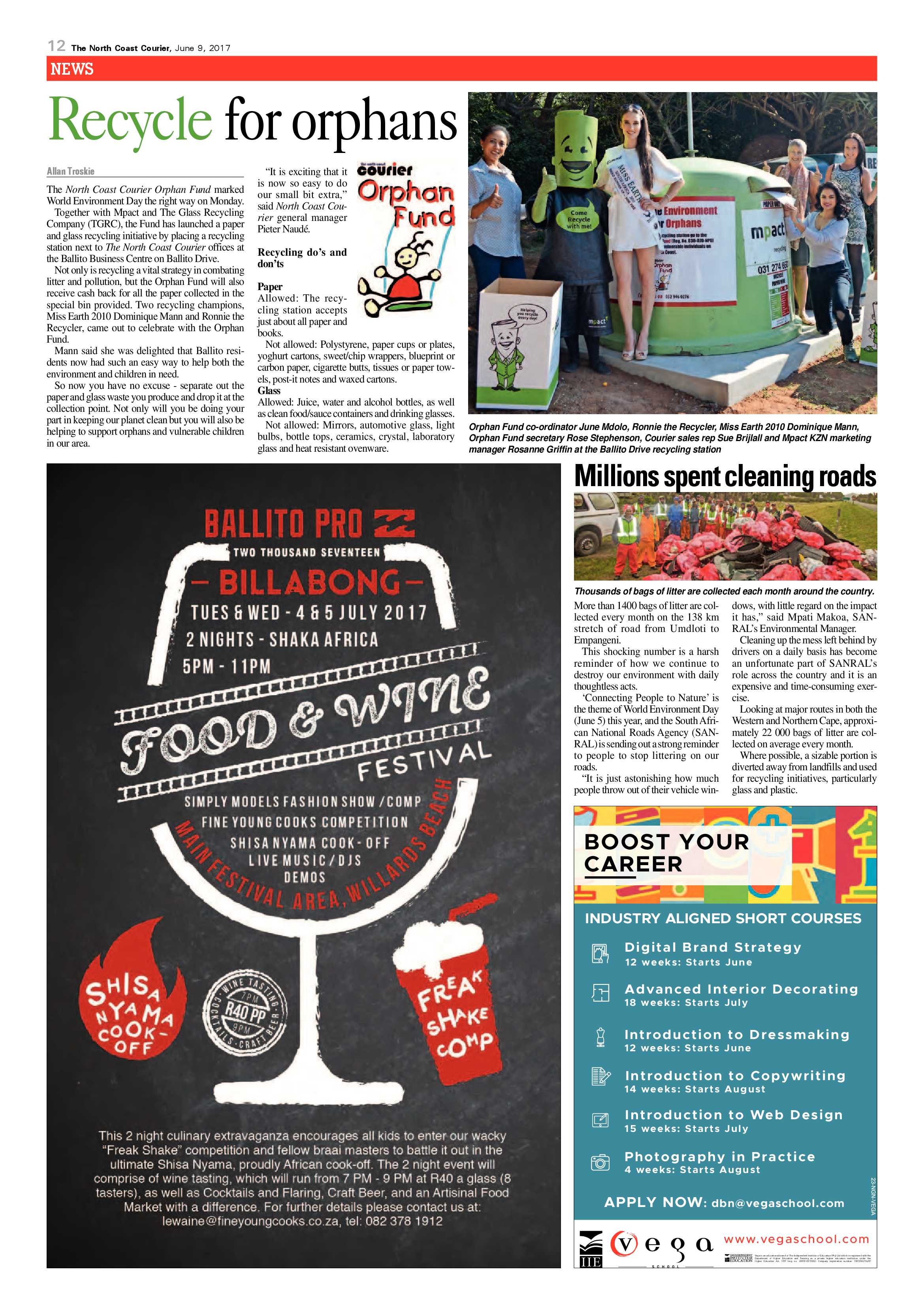 The North Coast Courier – 09 June 2017 page 12
