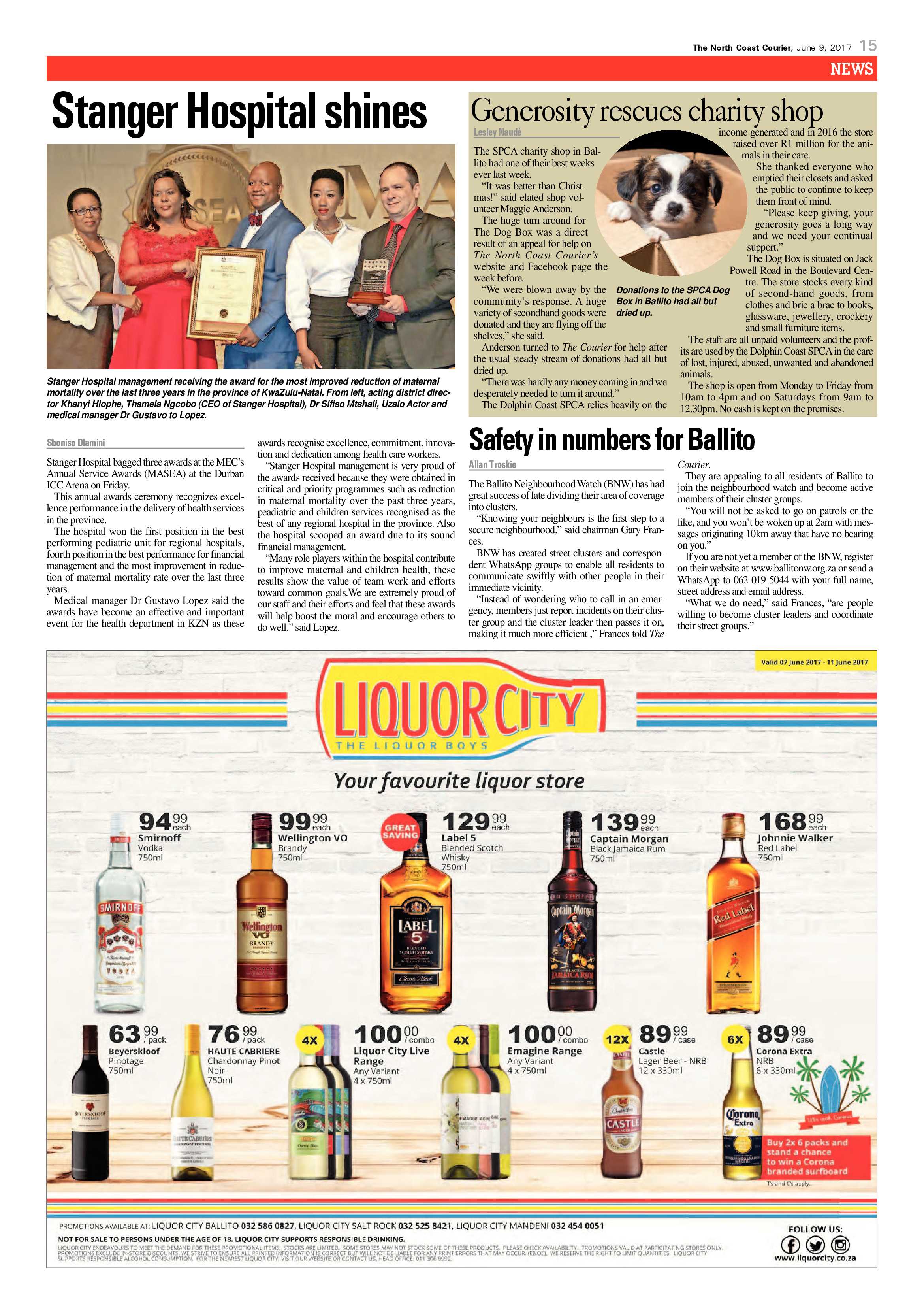 The North Coast Courier – 09 June 2017 page 15