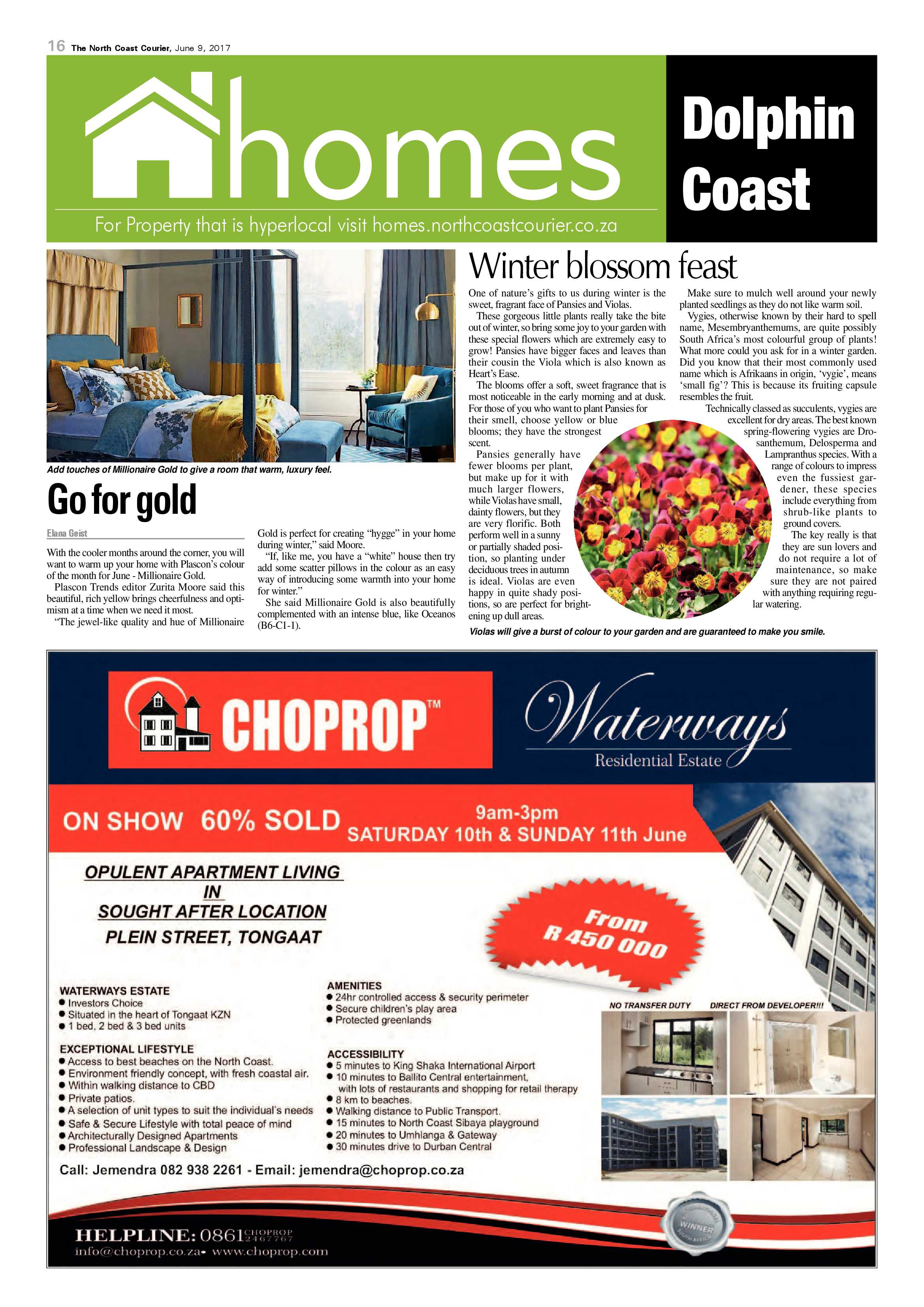 The North Coast Courier – 09 June 2017 page 16