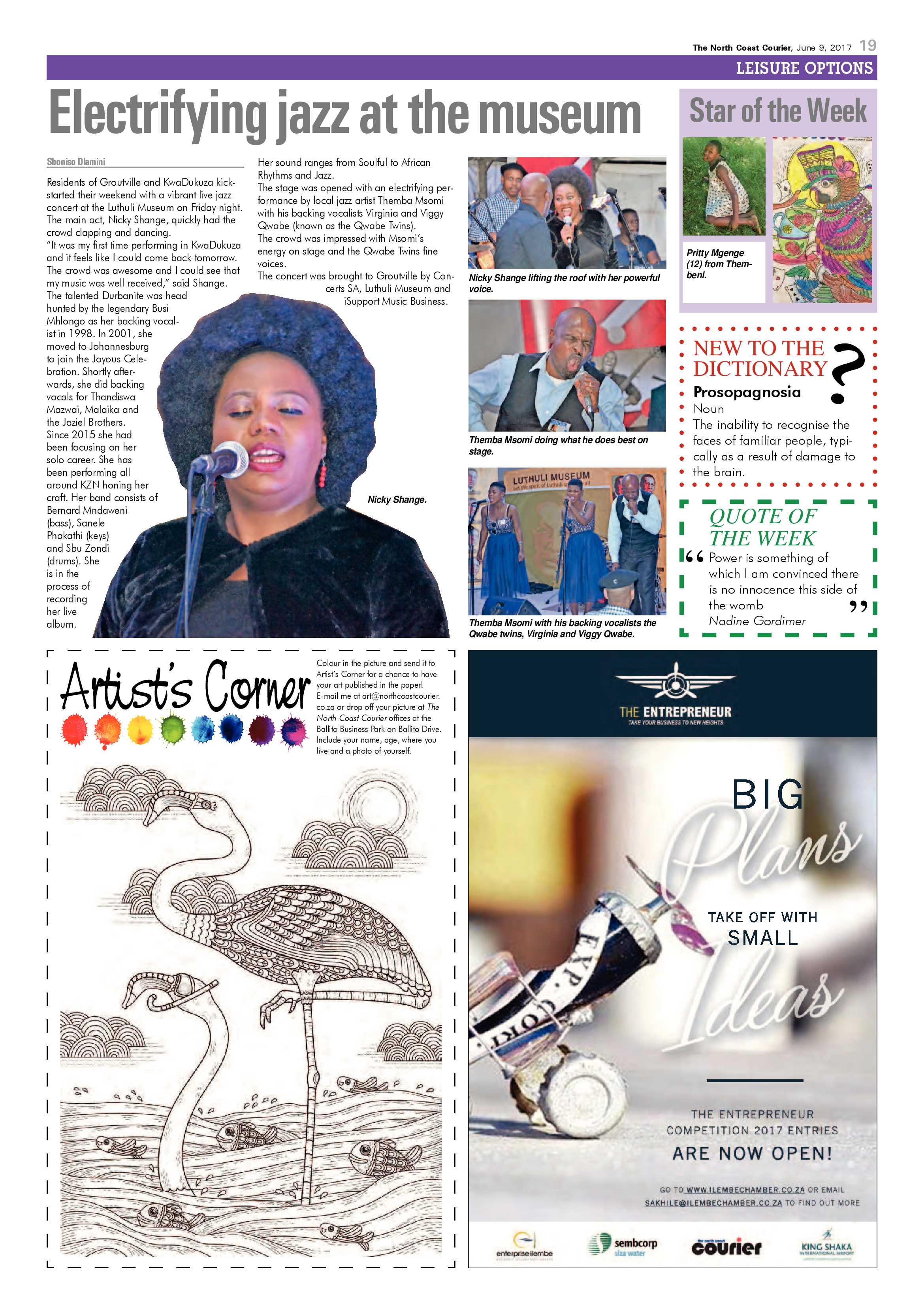 The North Coast Courier – 09 June 2017 page 19
