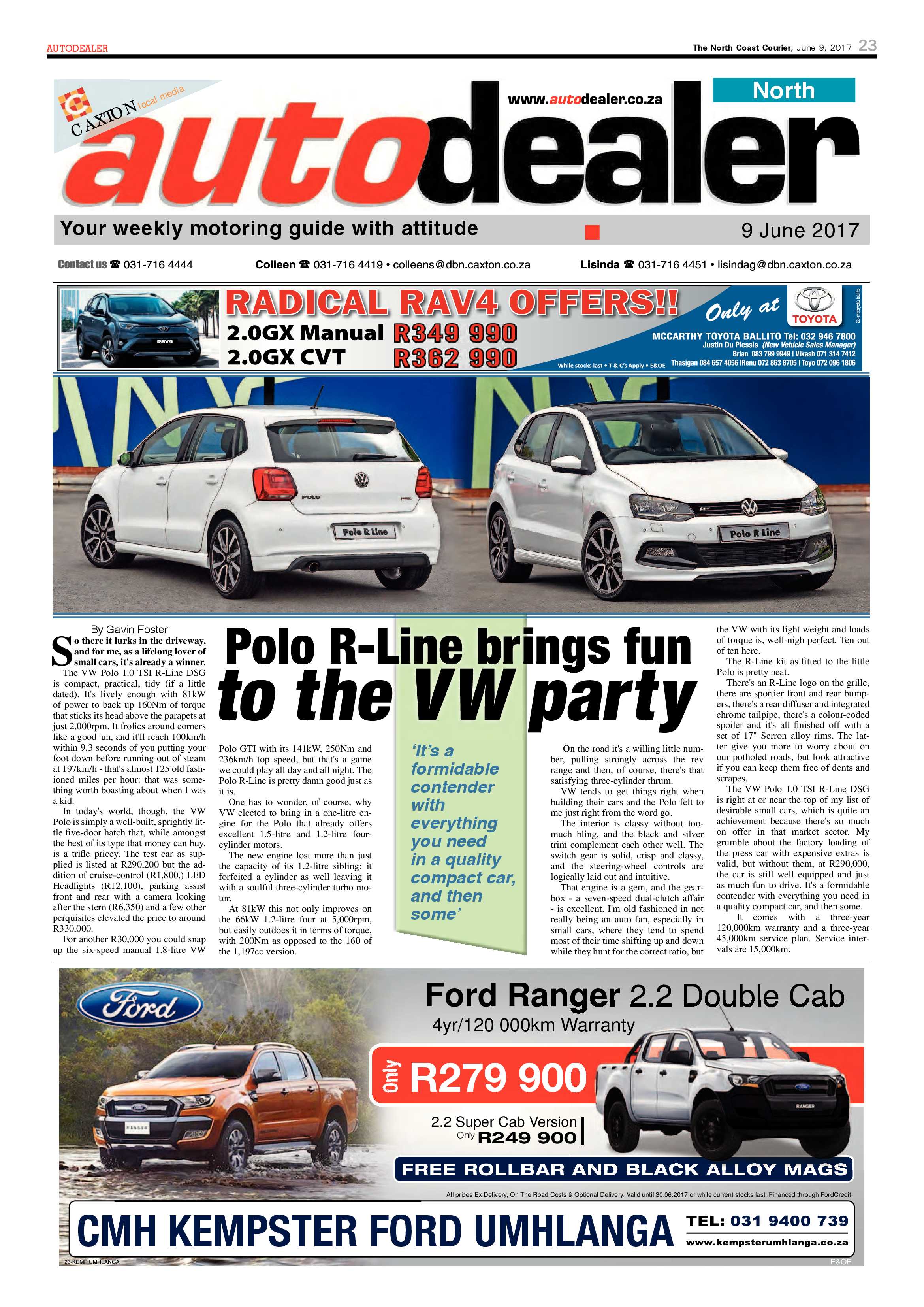 The North Coast Courier – 09 June 2017 page 23