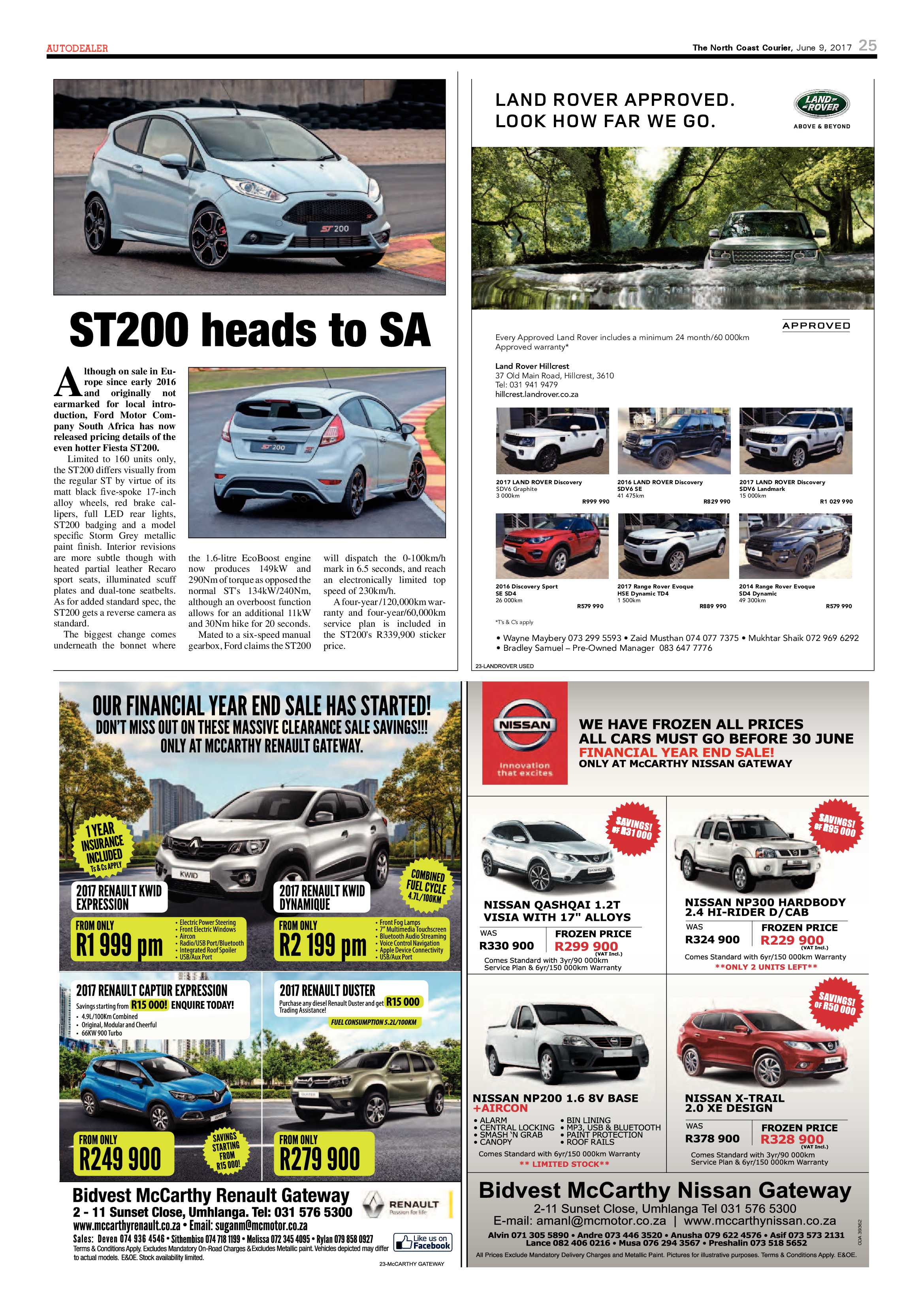 The North Coast Courier – 09 June 2017 page 25