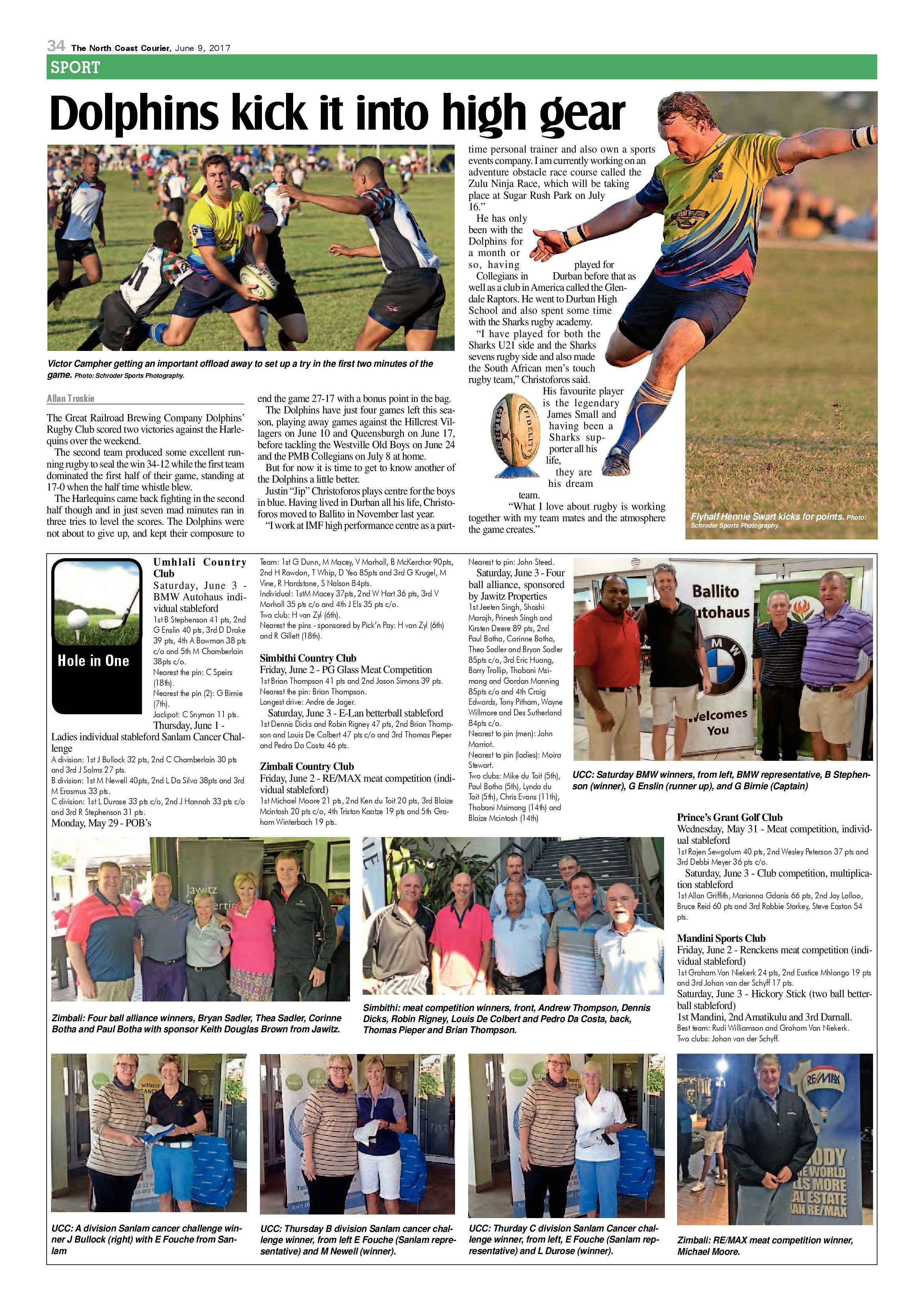 The North Coast Courier – 09 June 2017 page 34