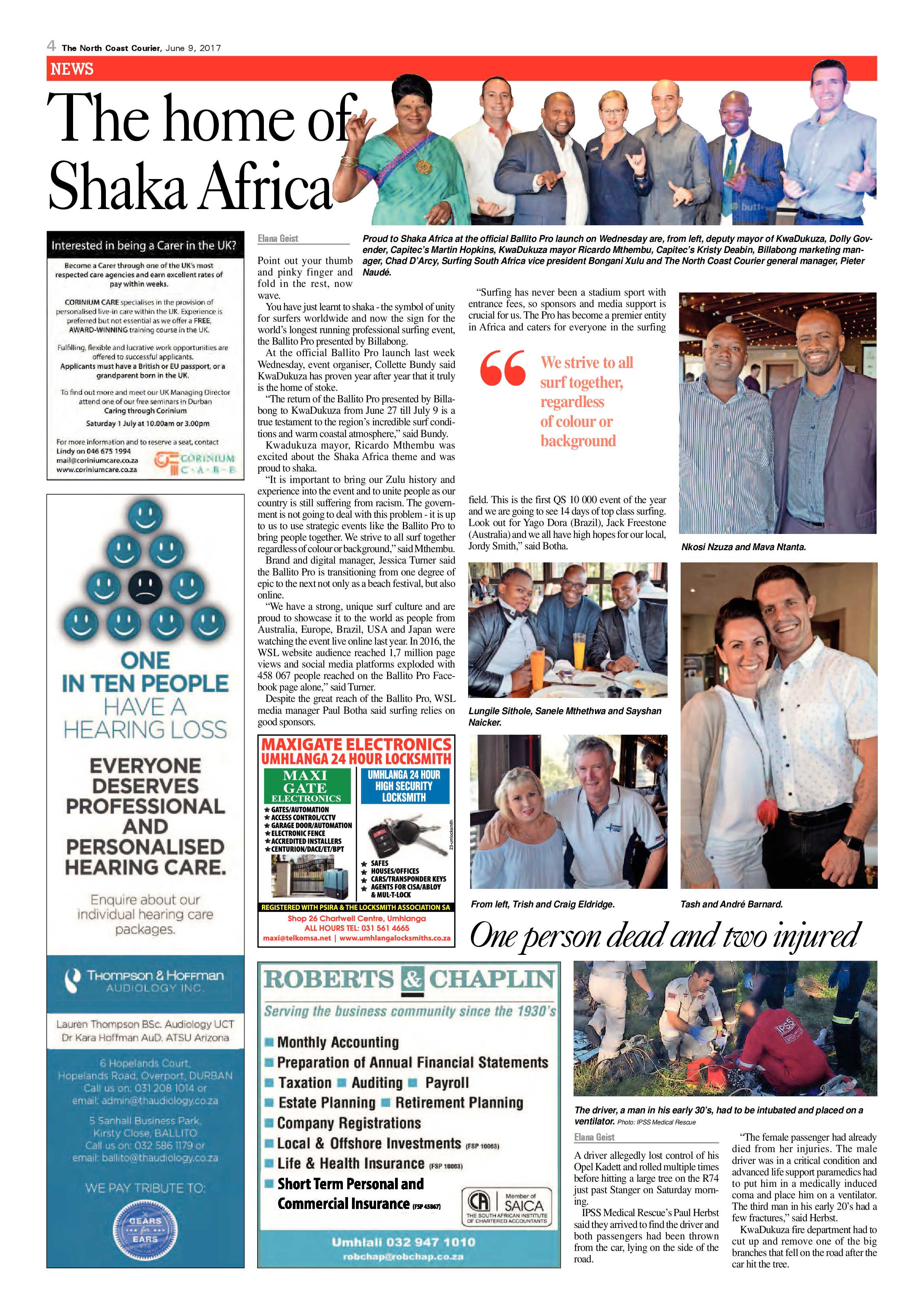The North Coast Courier – 09 June 2017 page 4