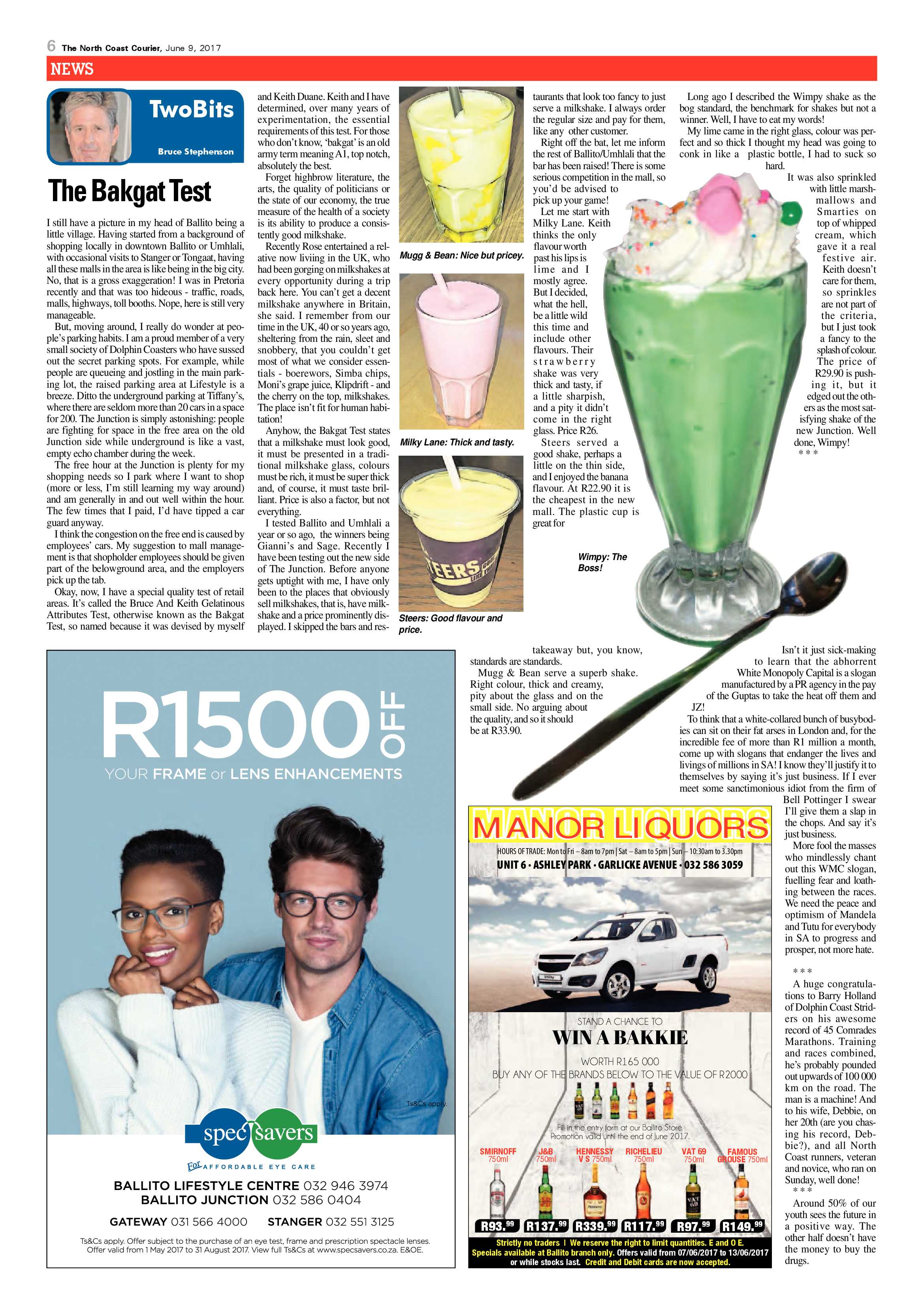 The North Coast Courier – 09 June 2017 page 6