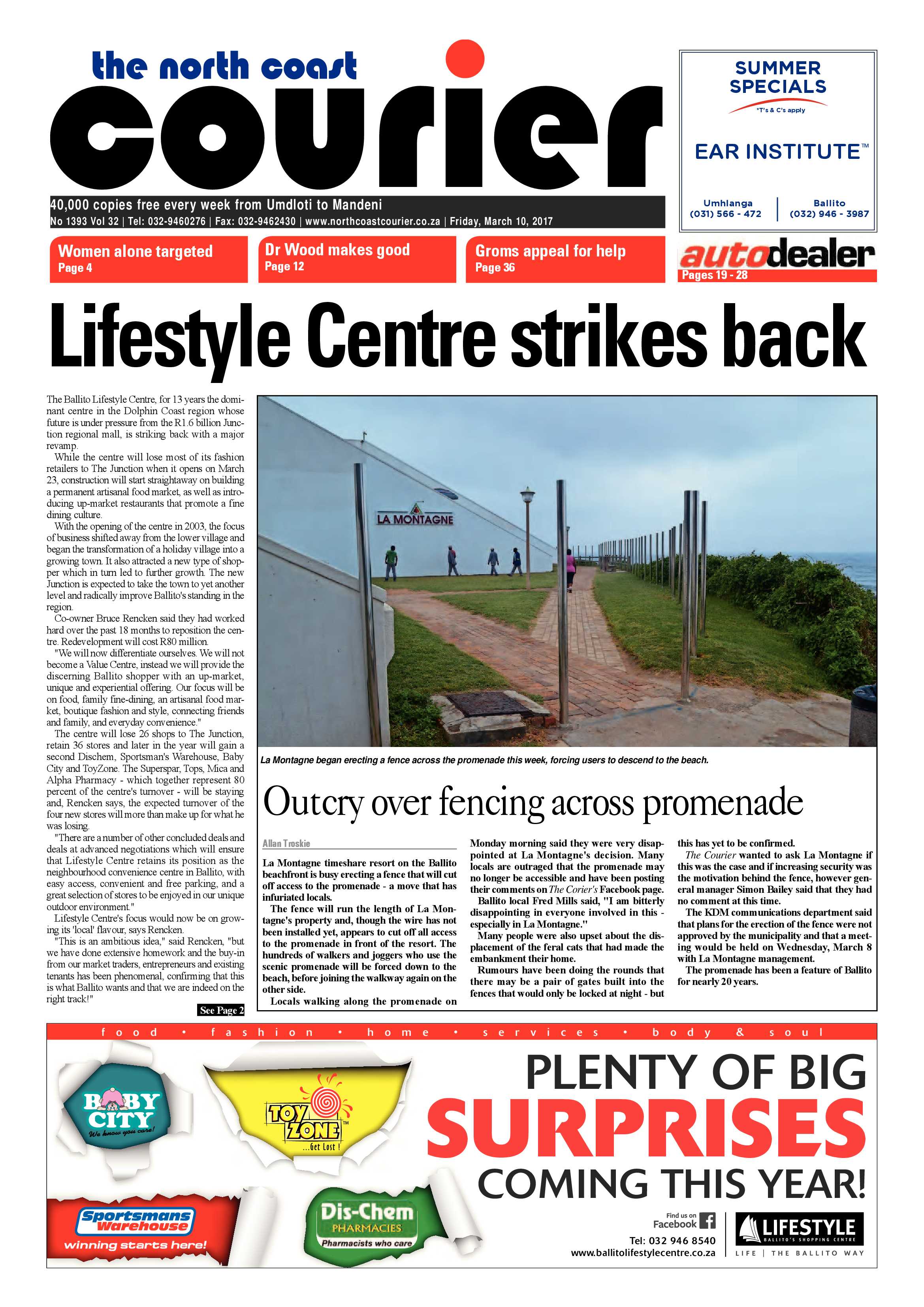 The North Coast Courier – 10 March 2017 page 1