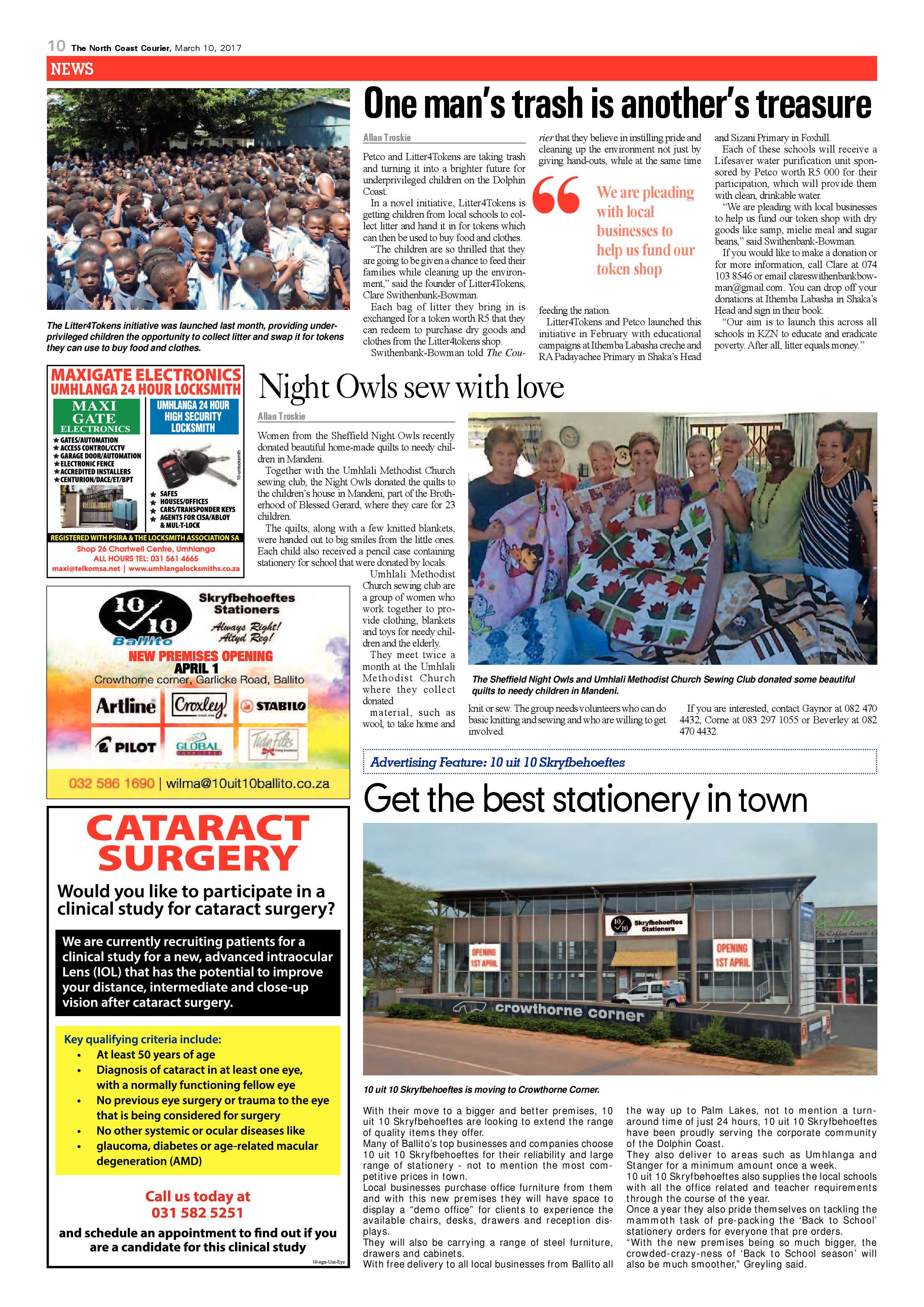 The North Coast Courier – 10 March 2017 page 10