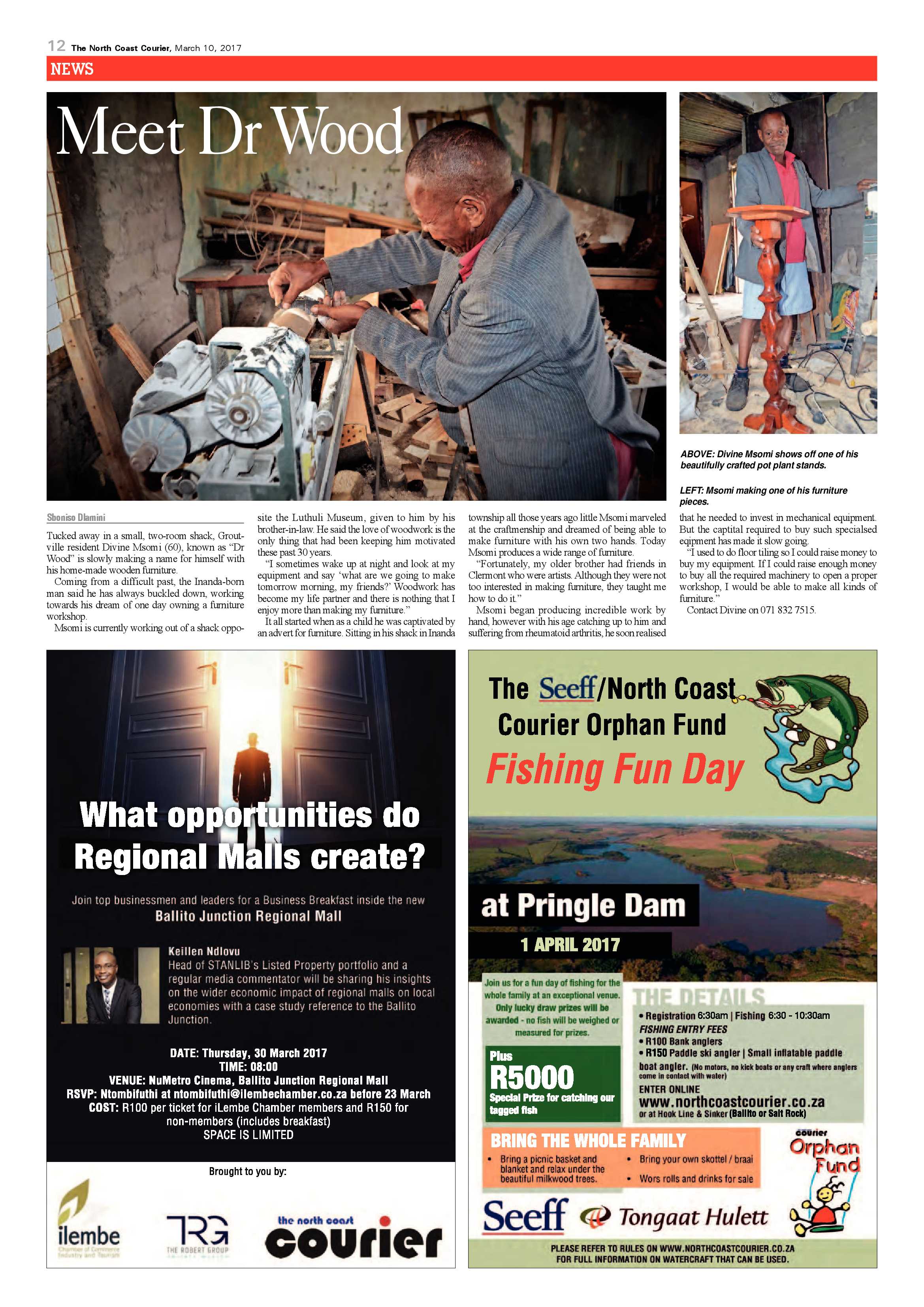 The North Coast Courier – 10 March 2017 page 12