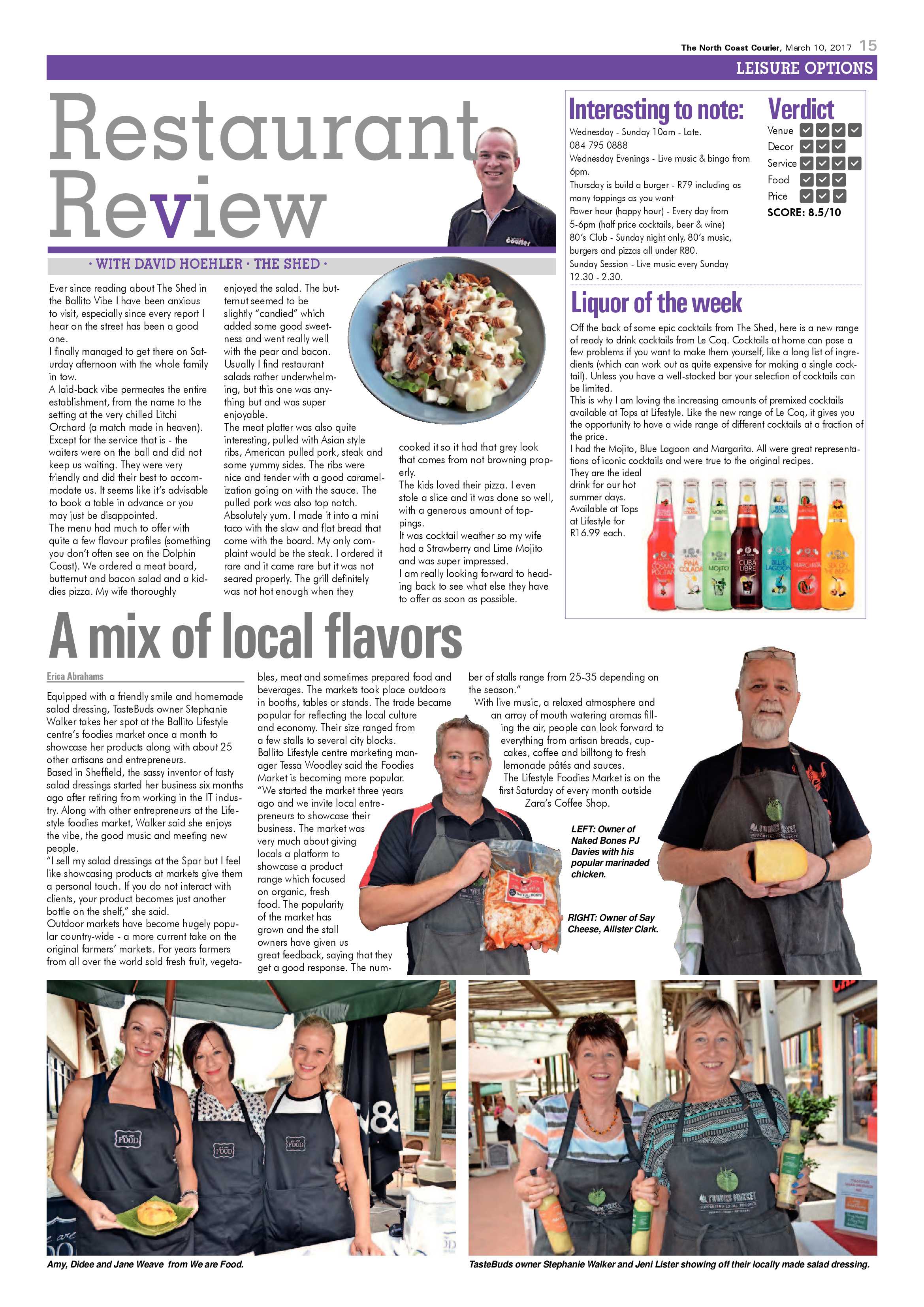 The North Coast Courier – 10 March 2017 page 15