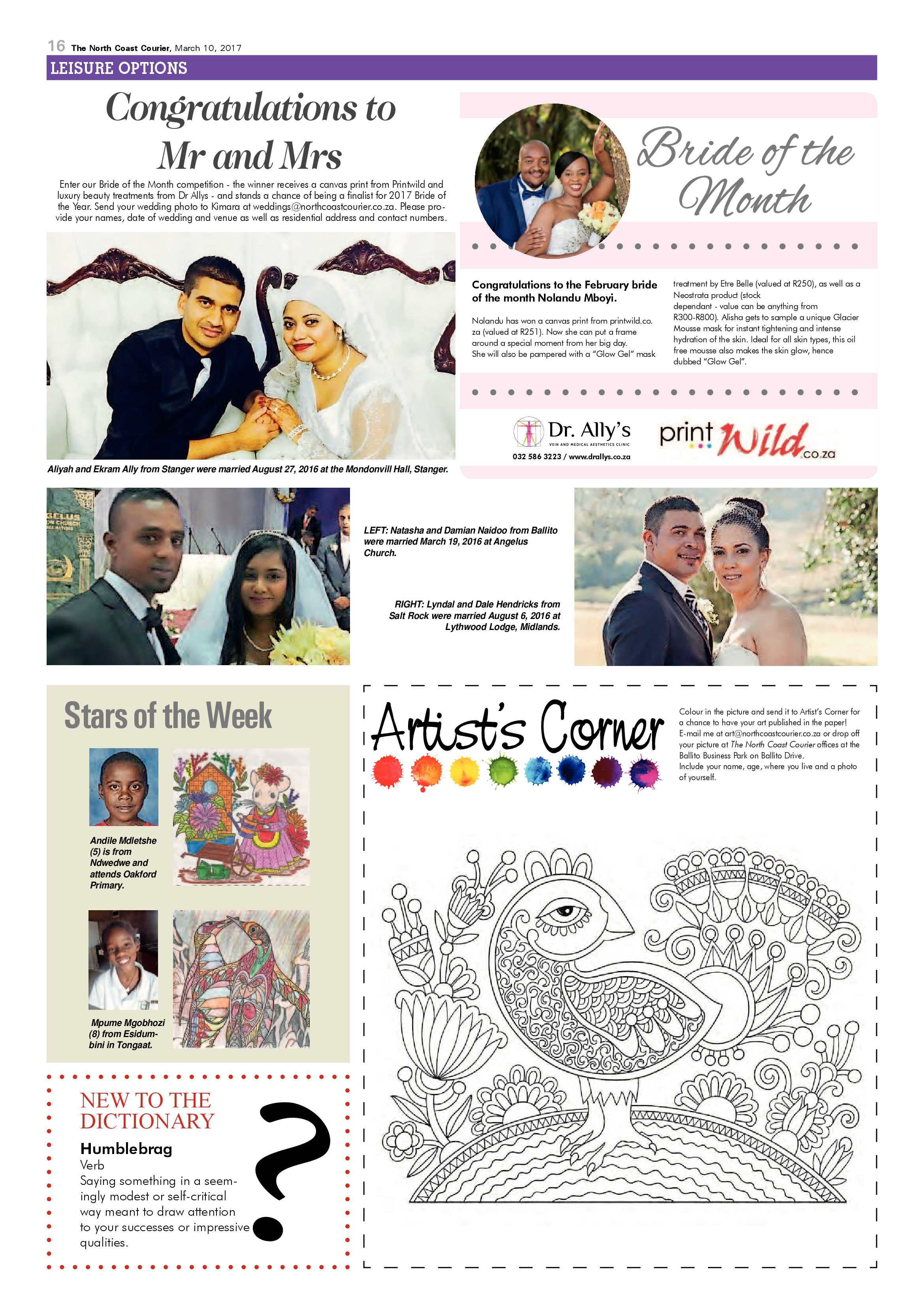 The North Coast Courier – 10 March 2017 page 16
